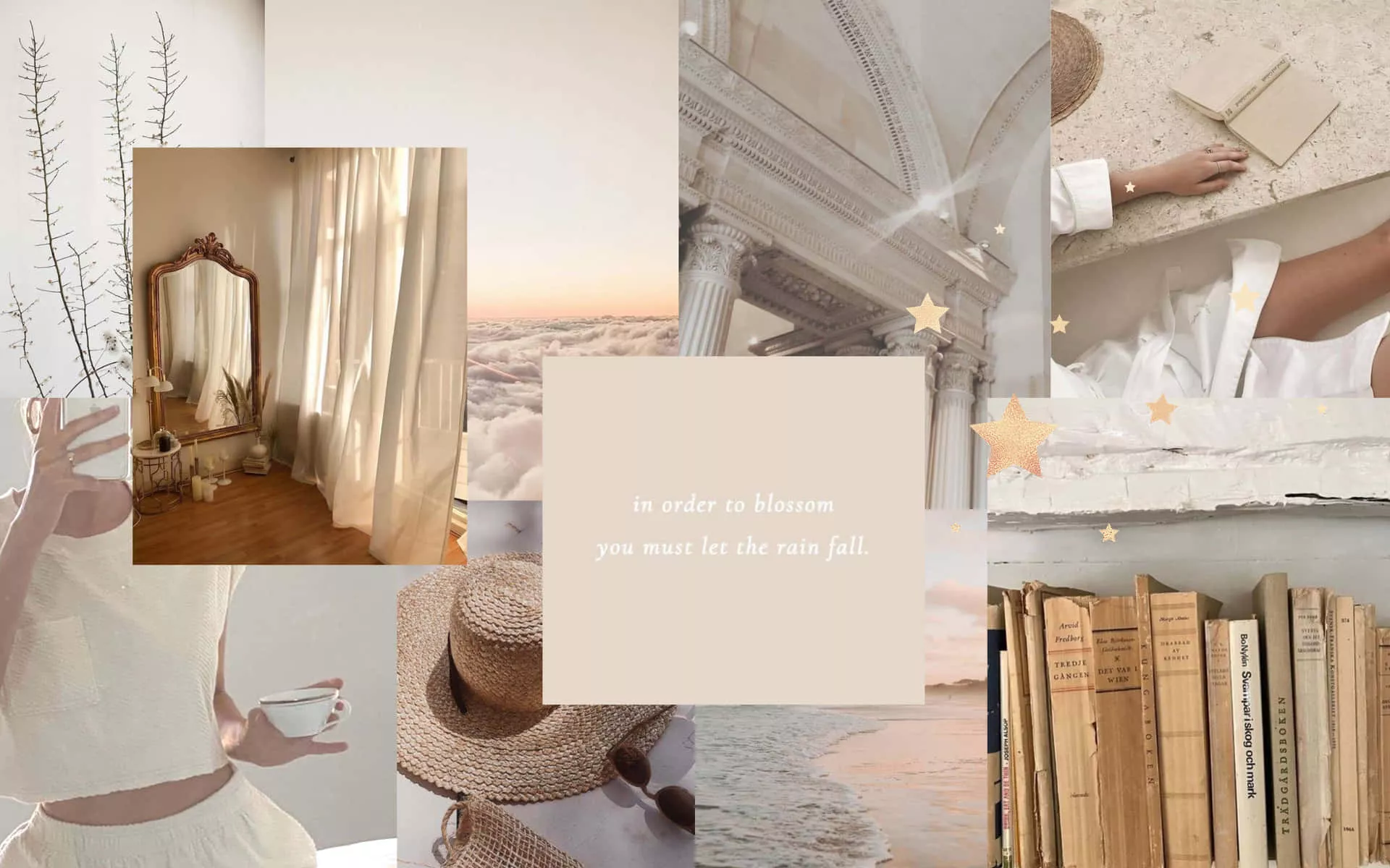 Neutral Aesthetic Desktop Wallpaper