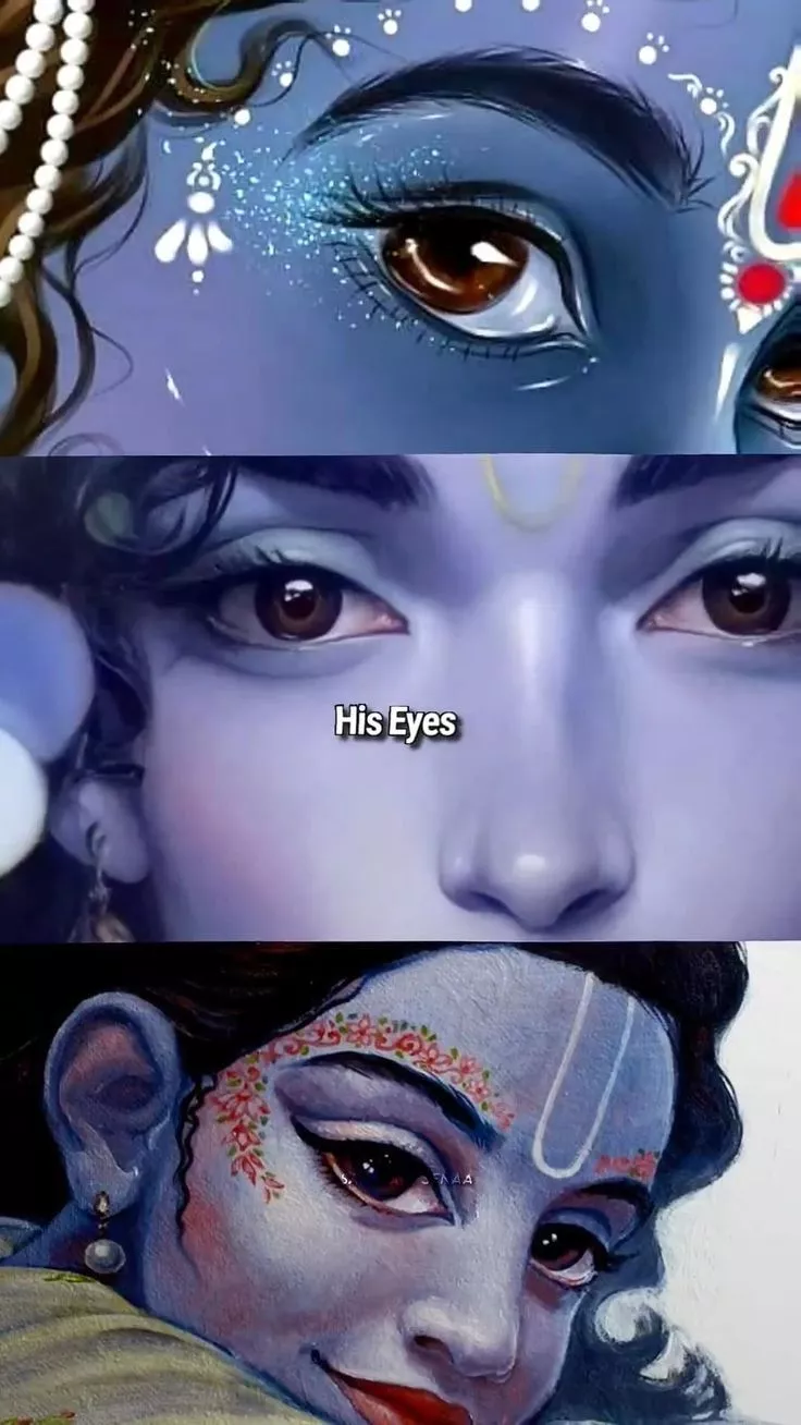 God illustrations, Krishna, Peace