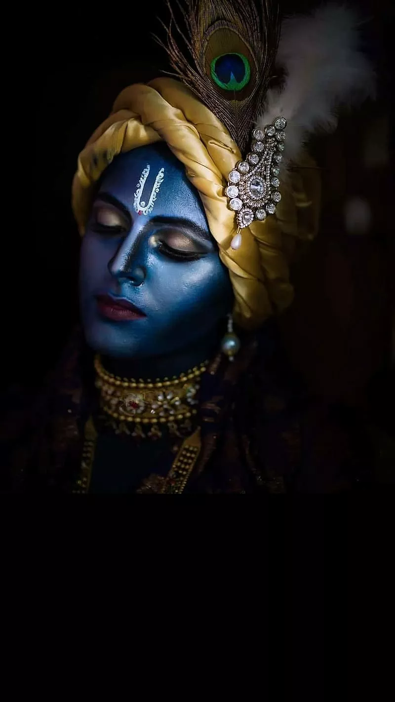 Lord Krishna, Face Closeup, lord, hare