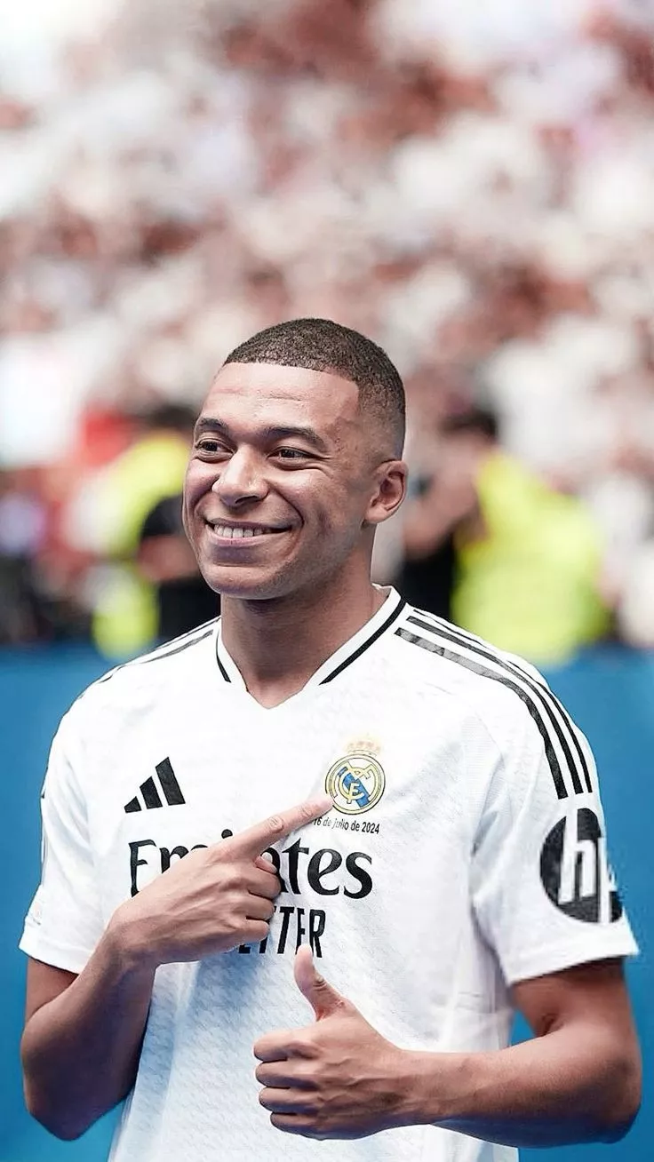 4k Wallpaper Kylian Mbappe Real Madrid 2024