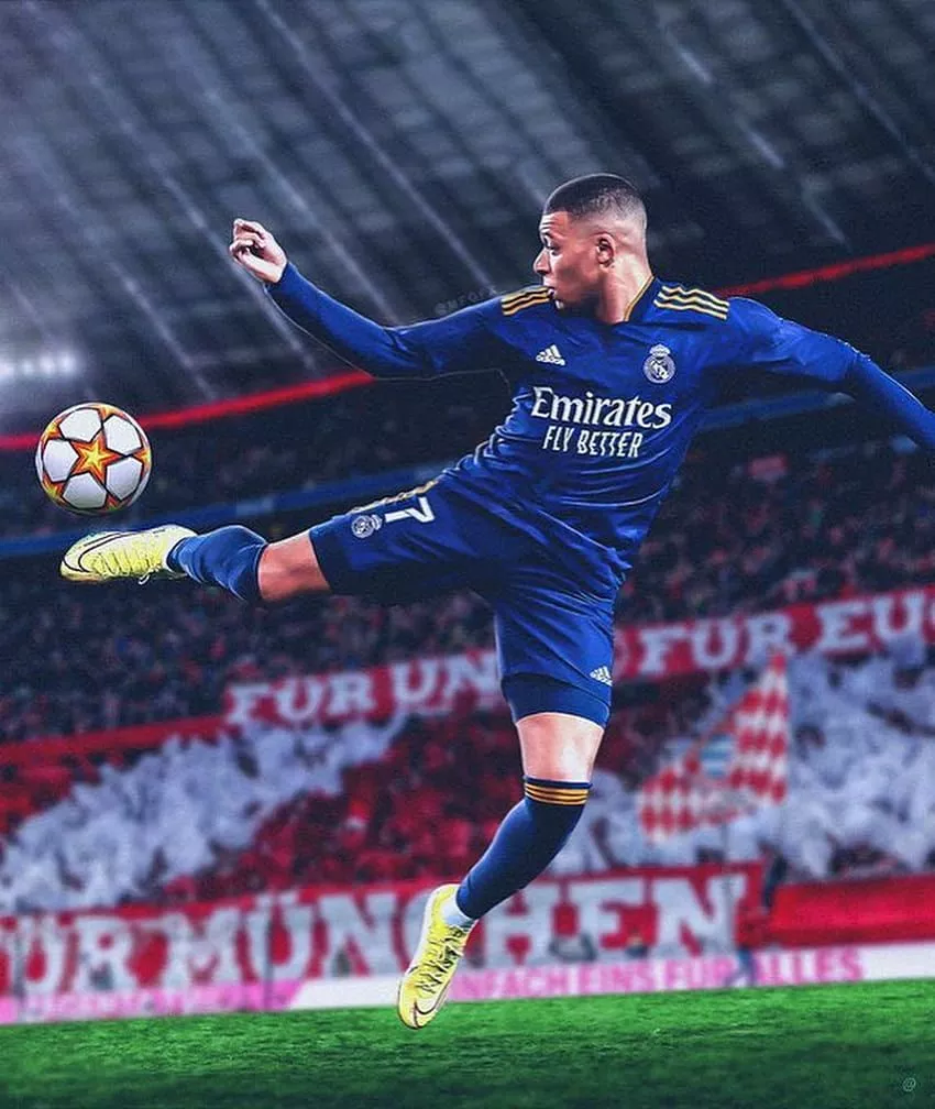 Kylian Mbappe Real Madrid HD phone