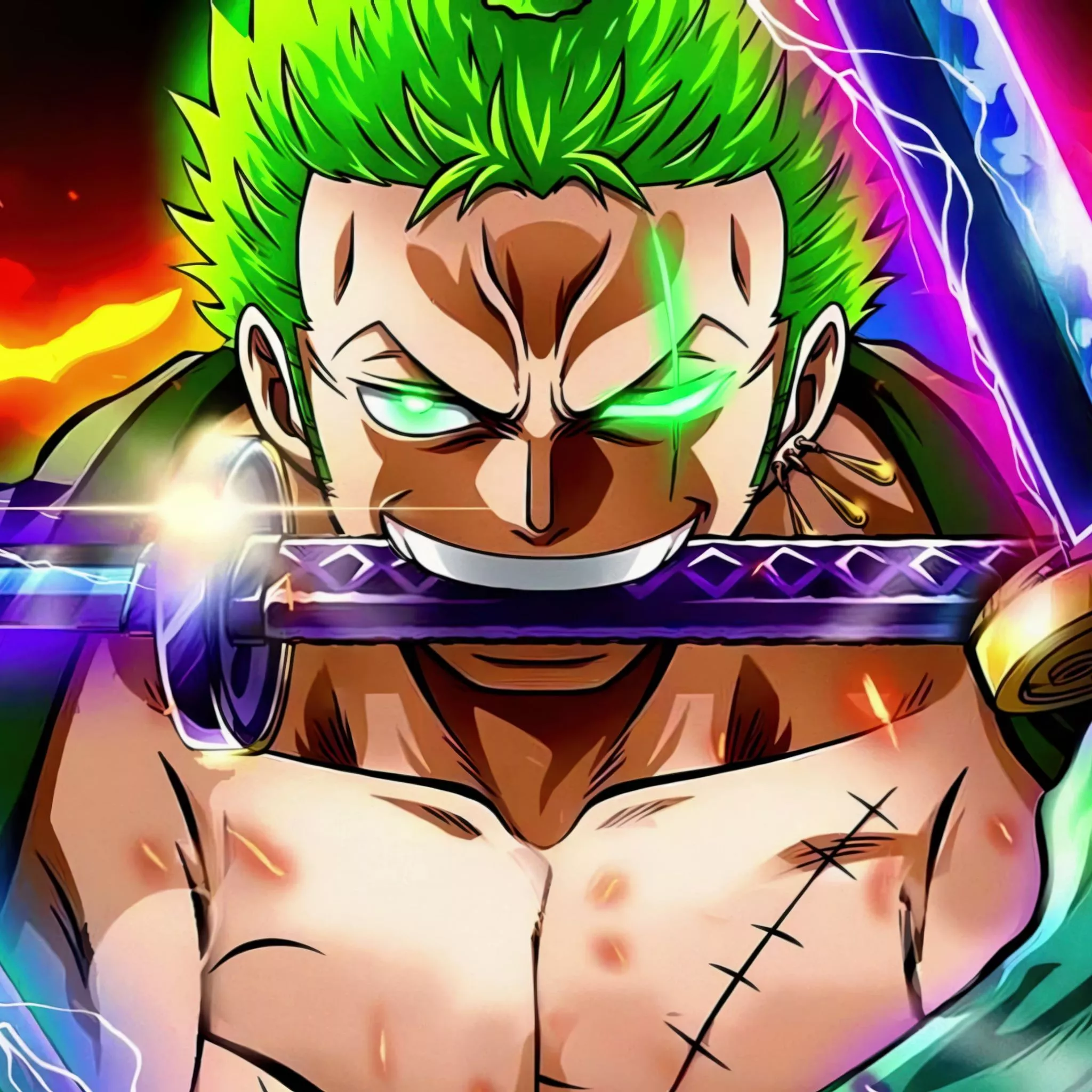 Roronoa Zoro Wallpaper 4K, Fearless
