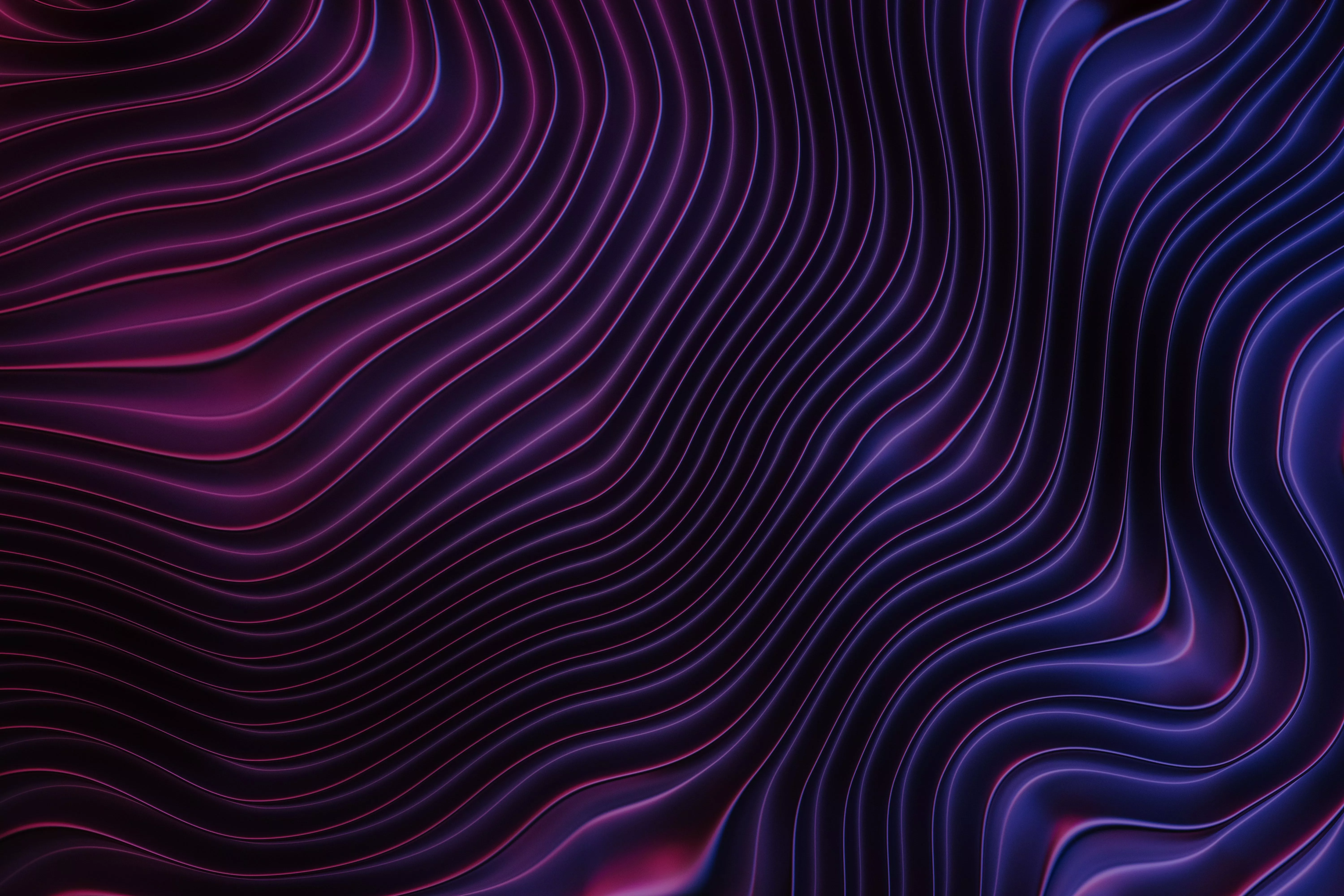 Layers Wallpaper 4K, Neon, Dark, 5K
