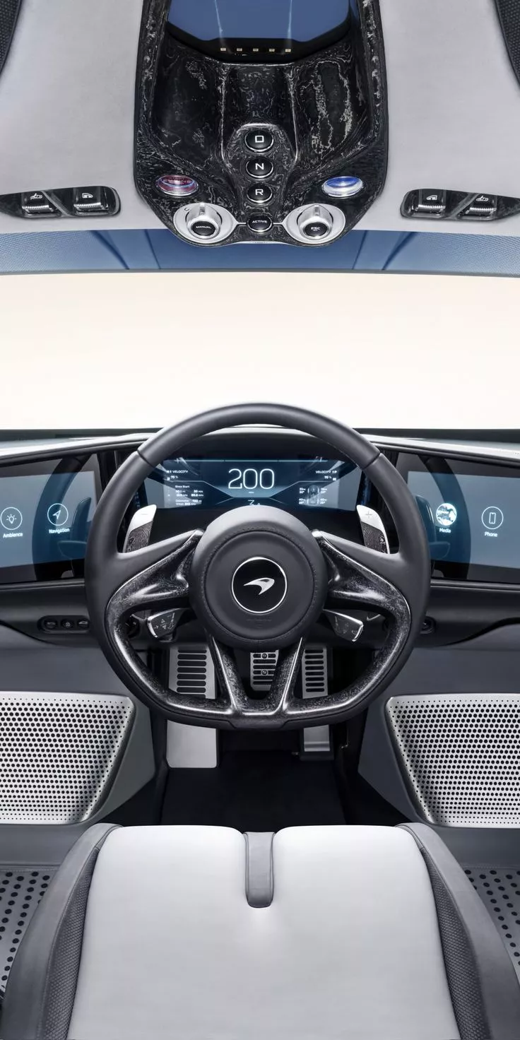 McLaren Speedtail, interior, sports