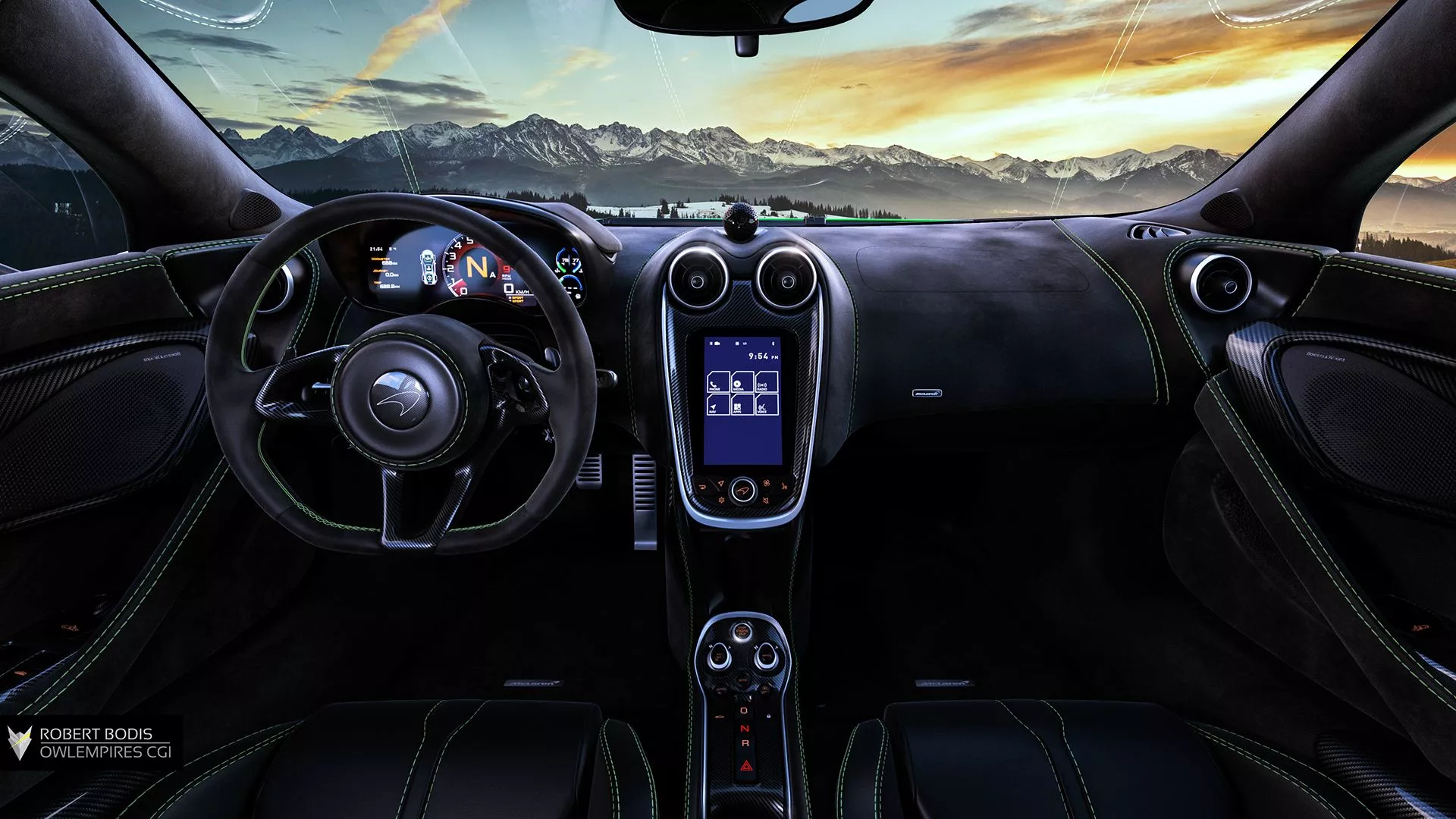 McLaren 570S Interior. Image