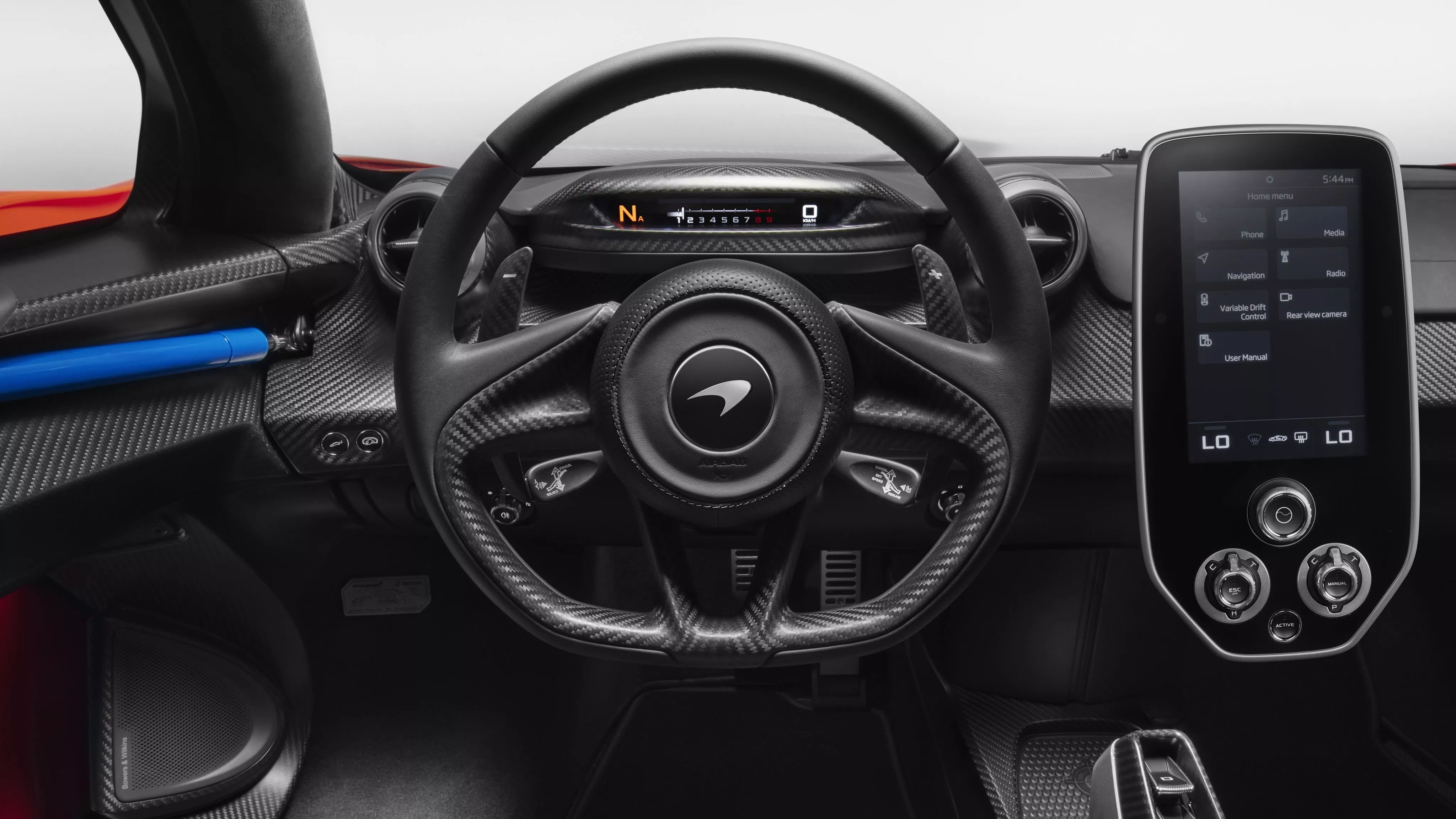 Wallpaper McLaren, the wheel, salon