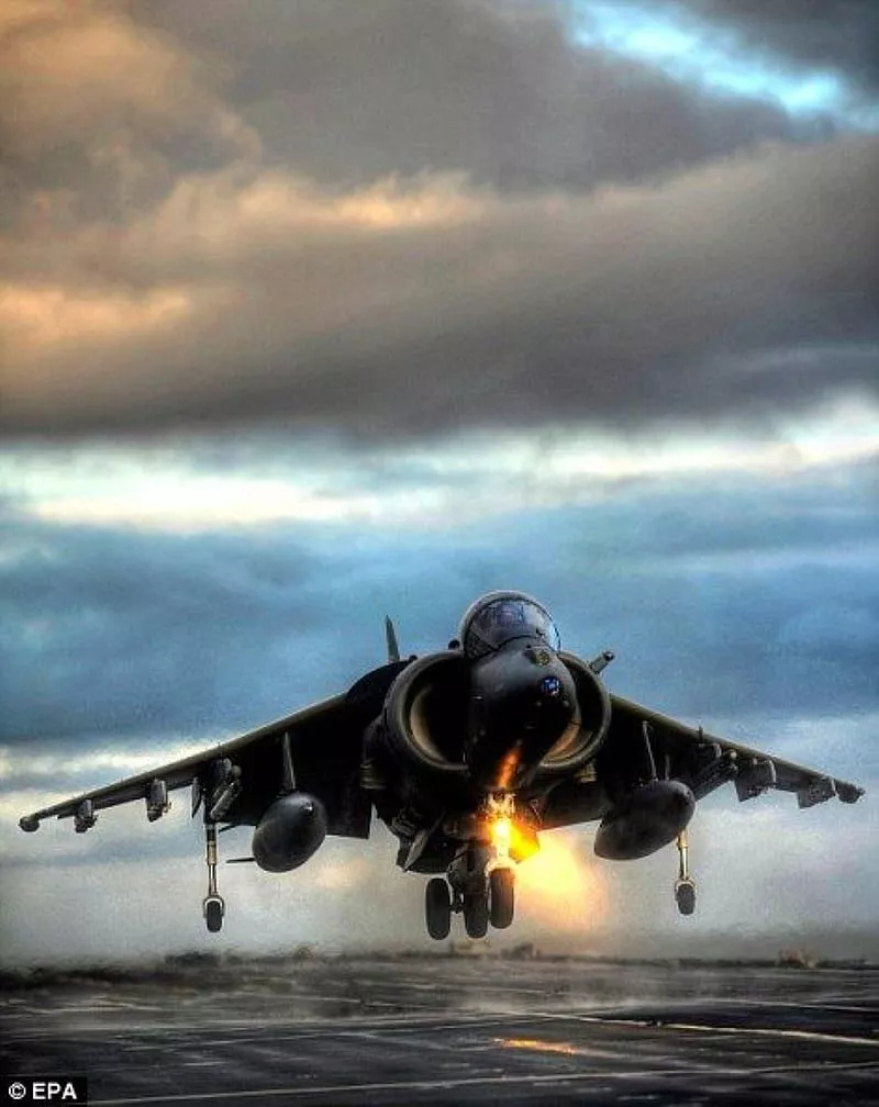 HD Harrier Jet wallpaper