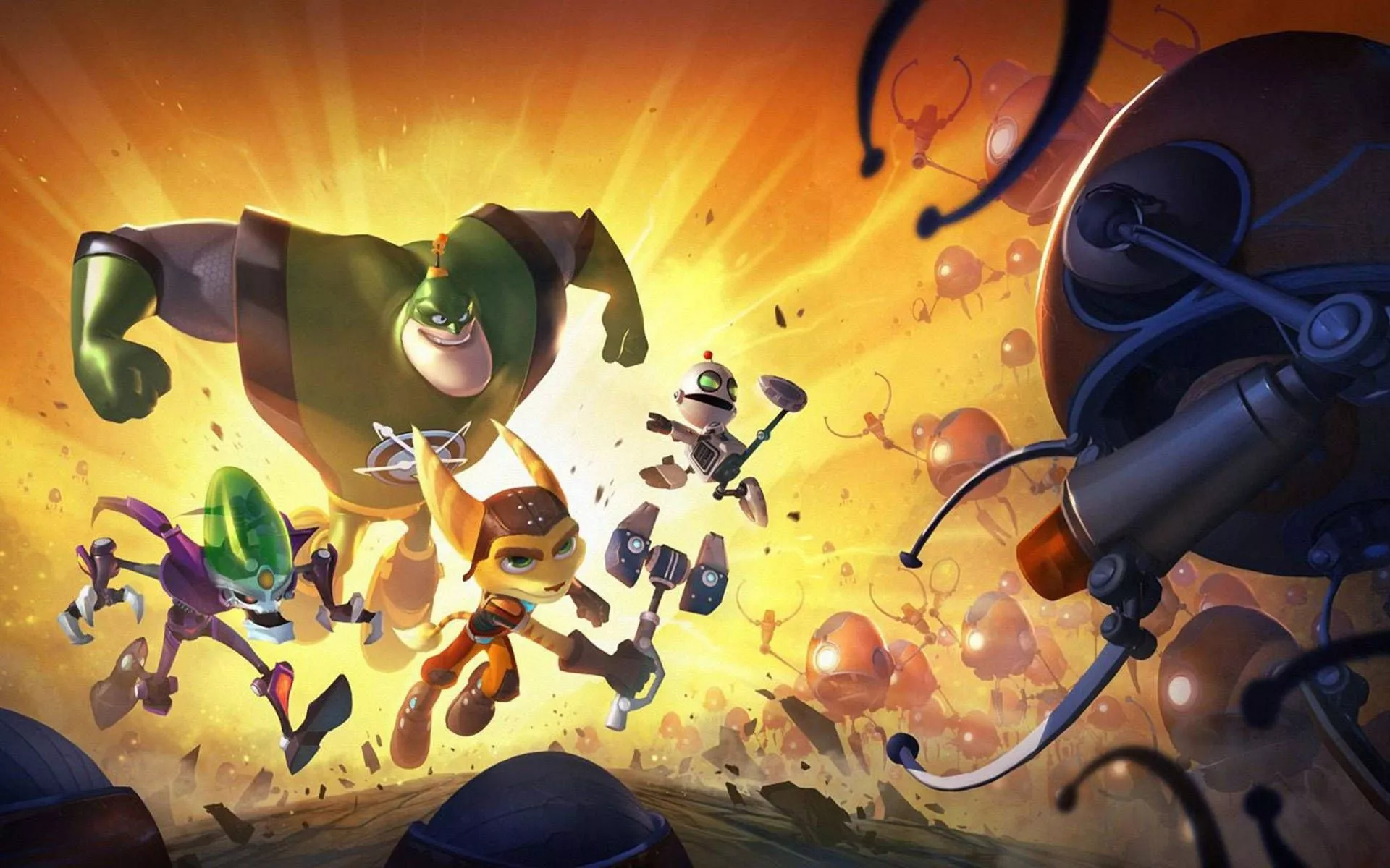 Ratchet And Clank All 4 One Wallpaper