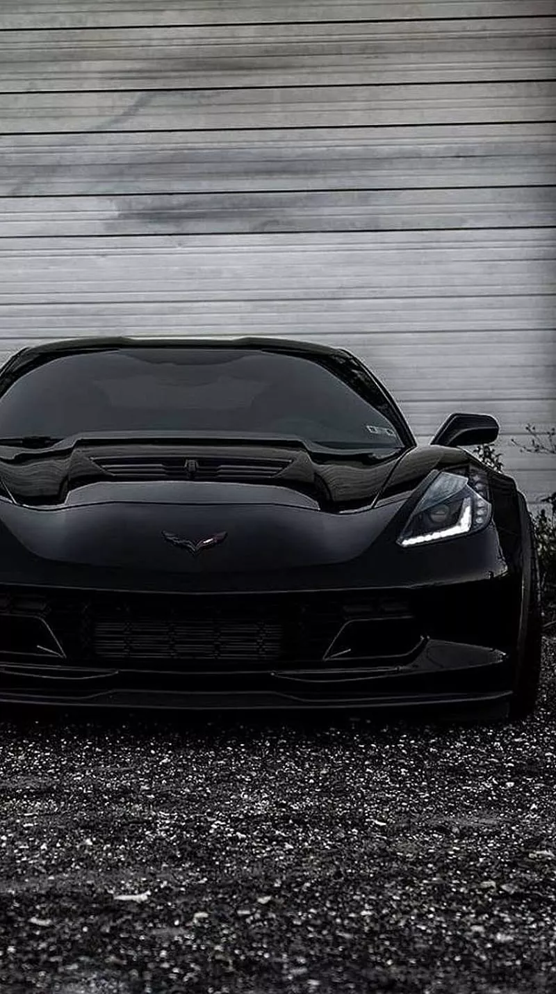 Corvette Z06, black, car, corvette, HD