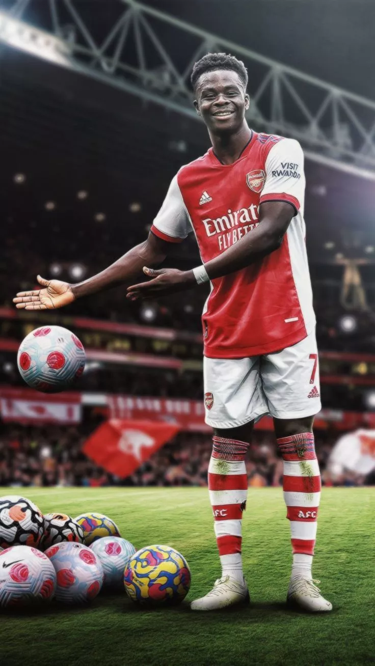 4K #Wallpaper. Bukayo Saka