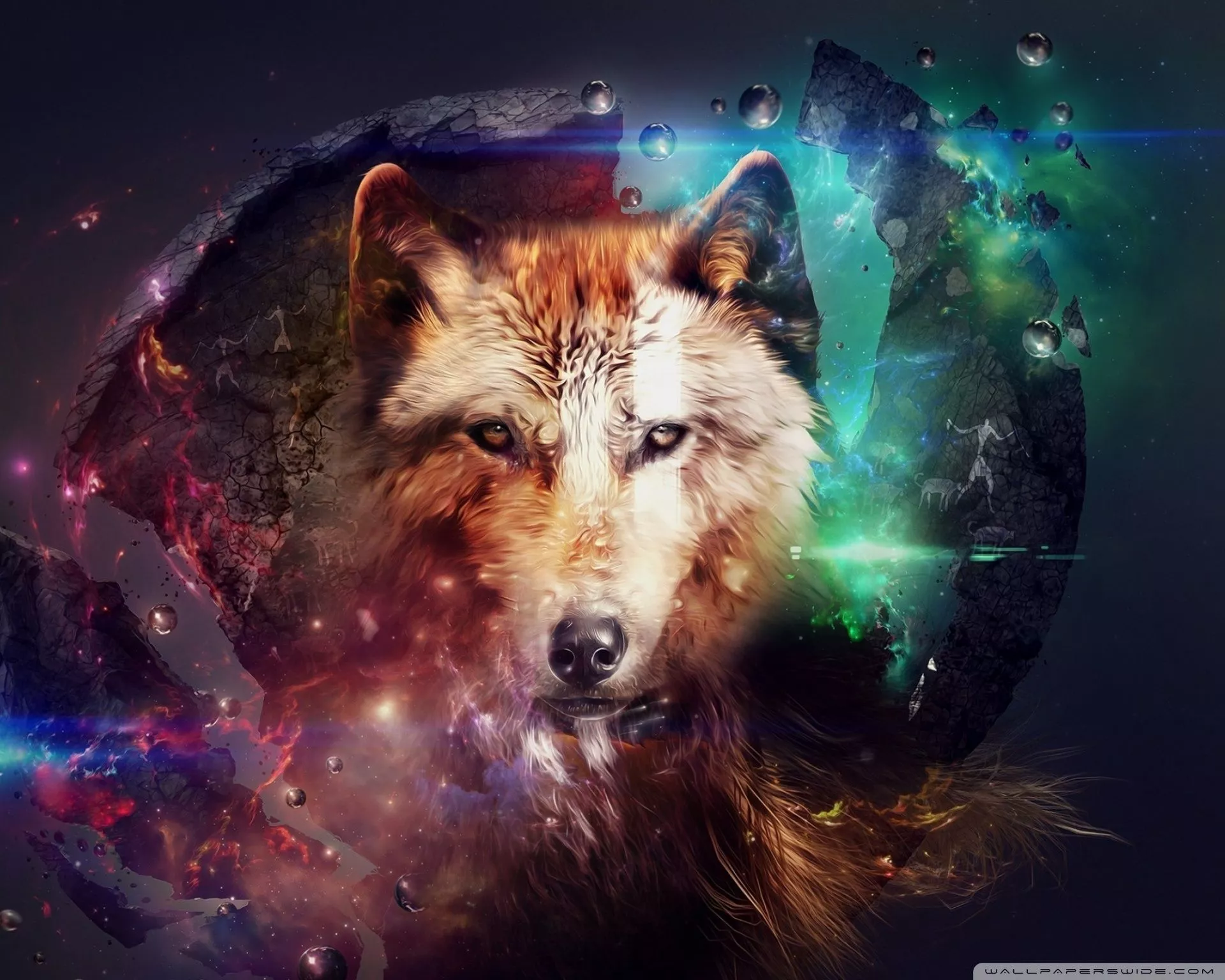 Magic Wolf Ultra HD Wallpaper for 4K