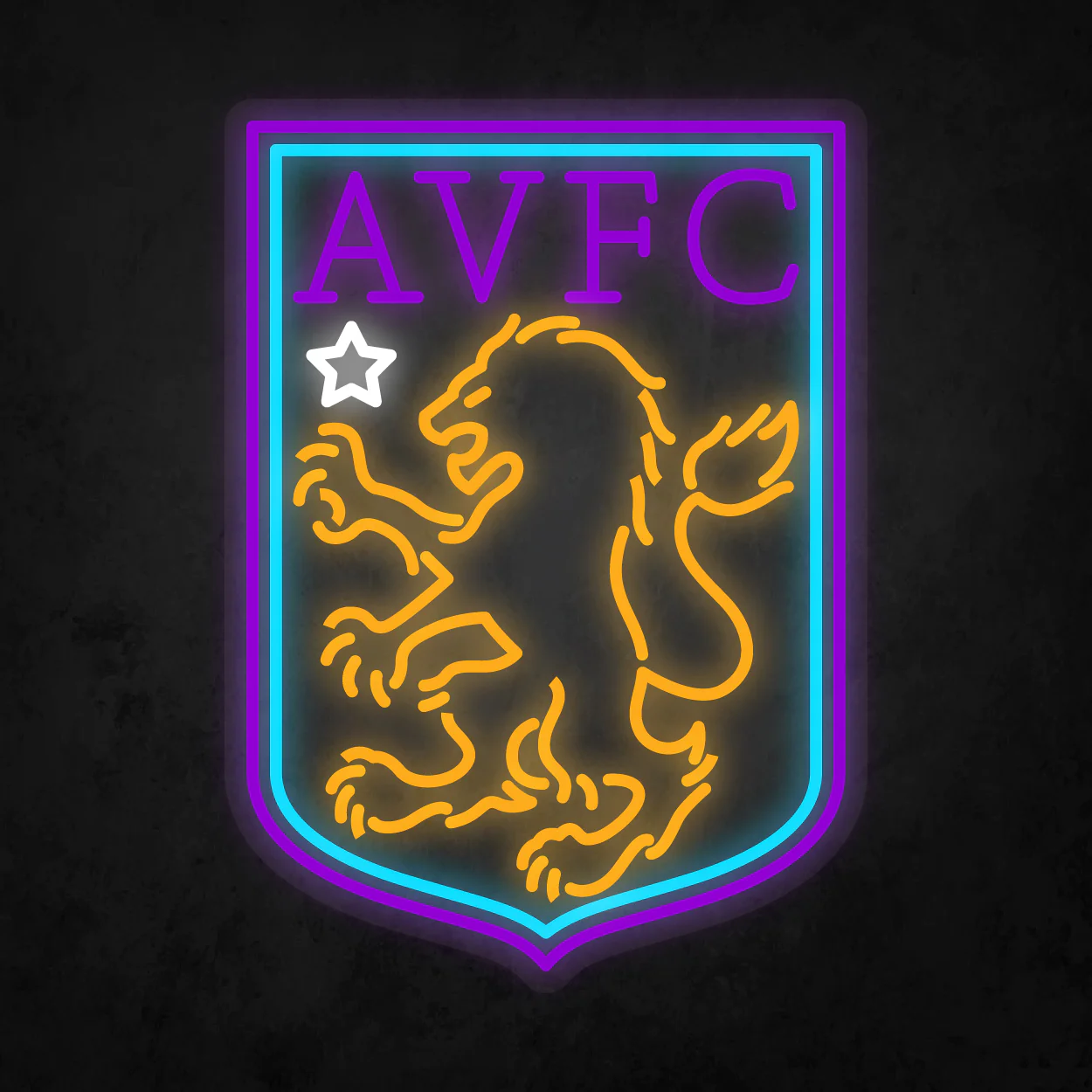 LED Neon Sign Villa F.C