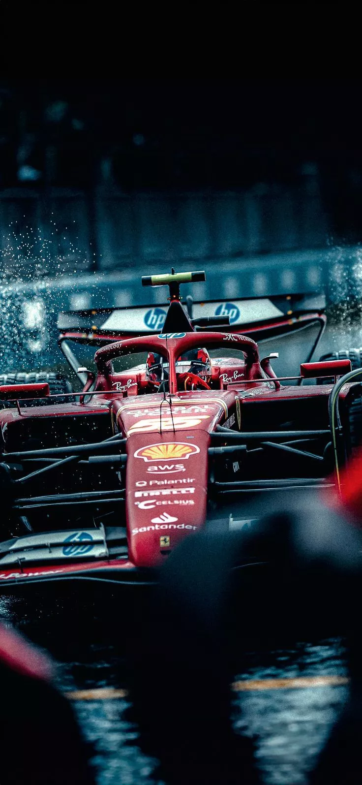 Carlos Sainz F1 iPhone Wallpaper