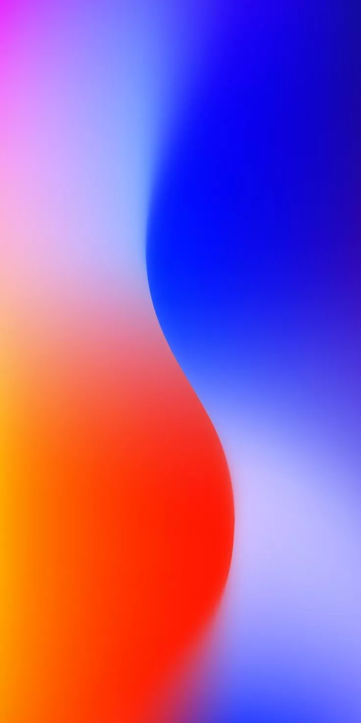 orange and blue gradient S
