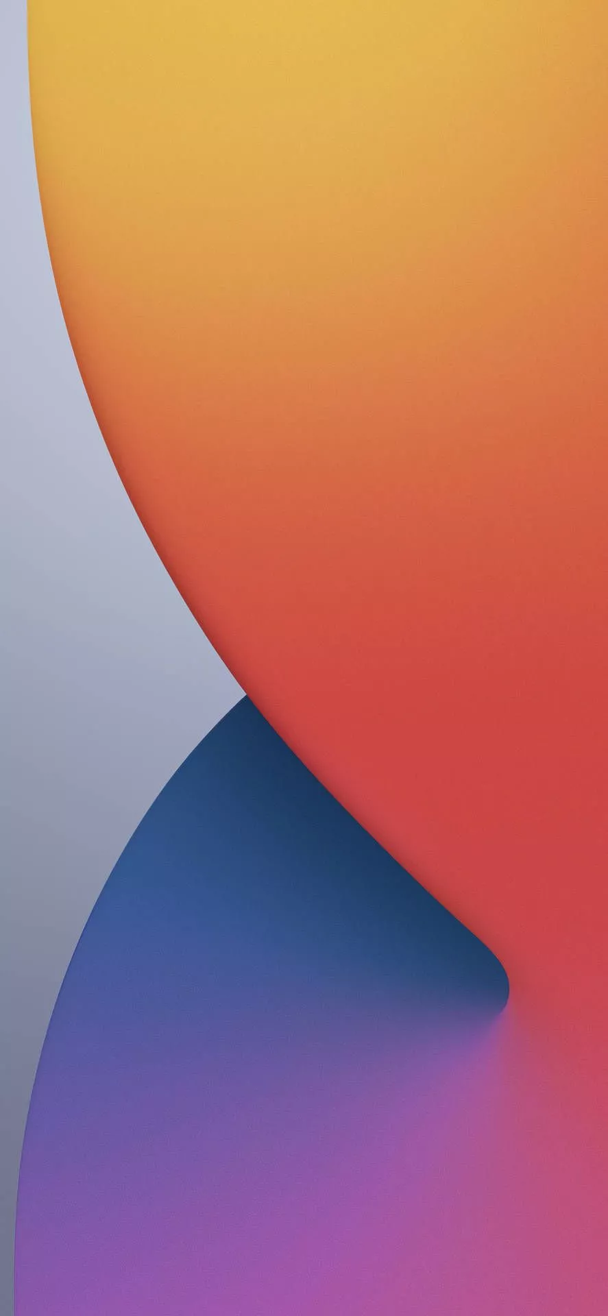 Ios 14 Apple iPhone Default Blue Purple