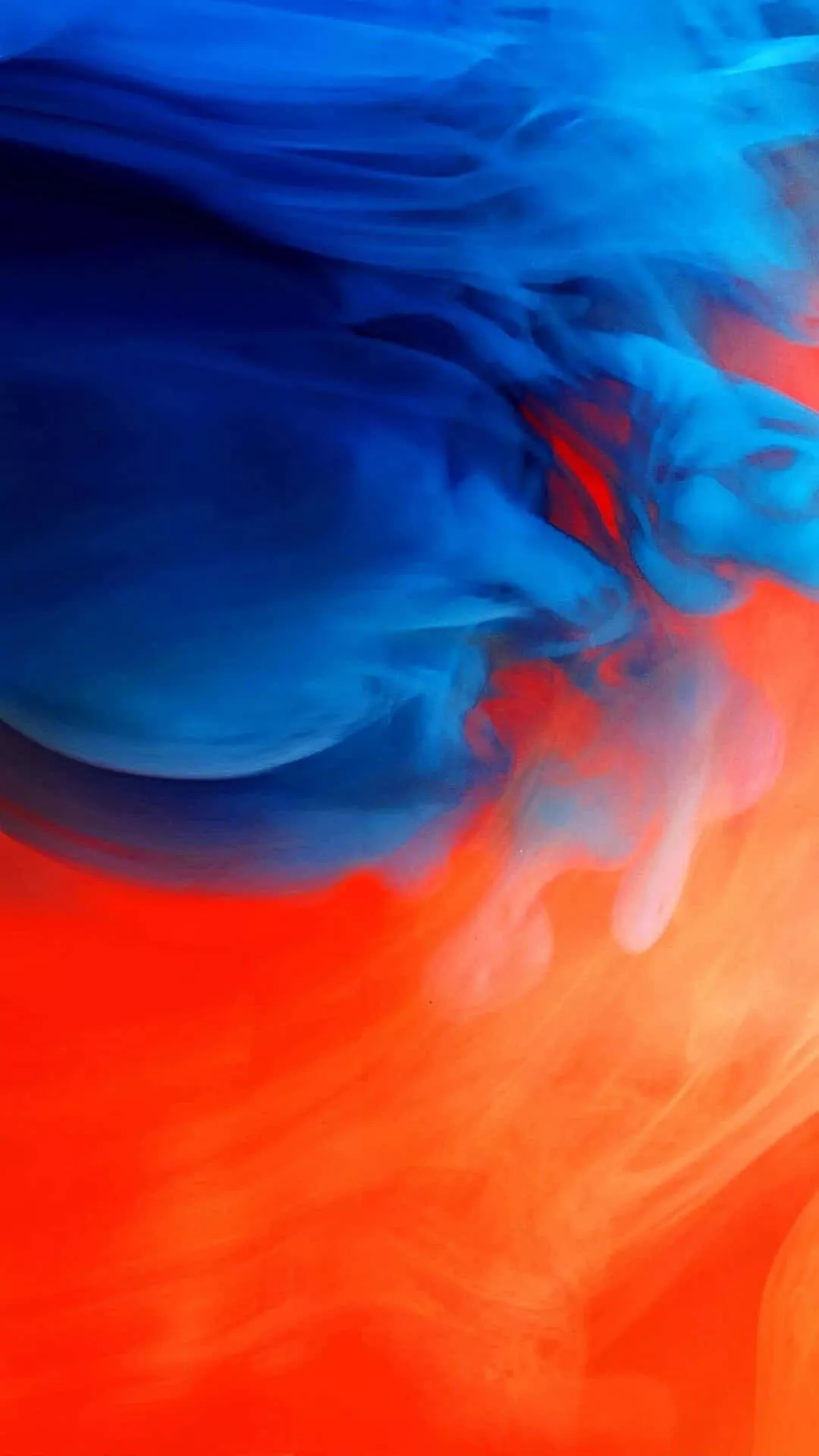 Orange And Blue Background