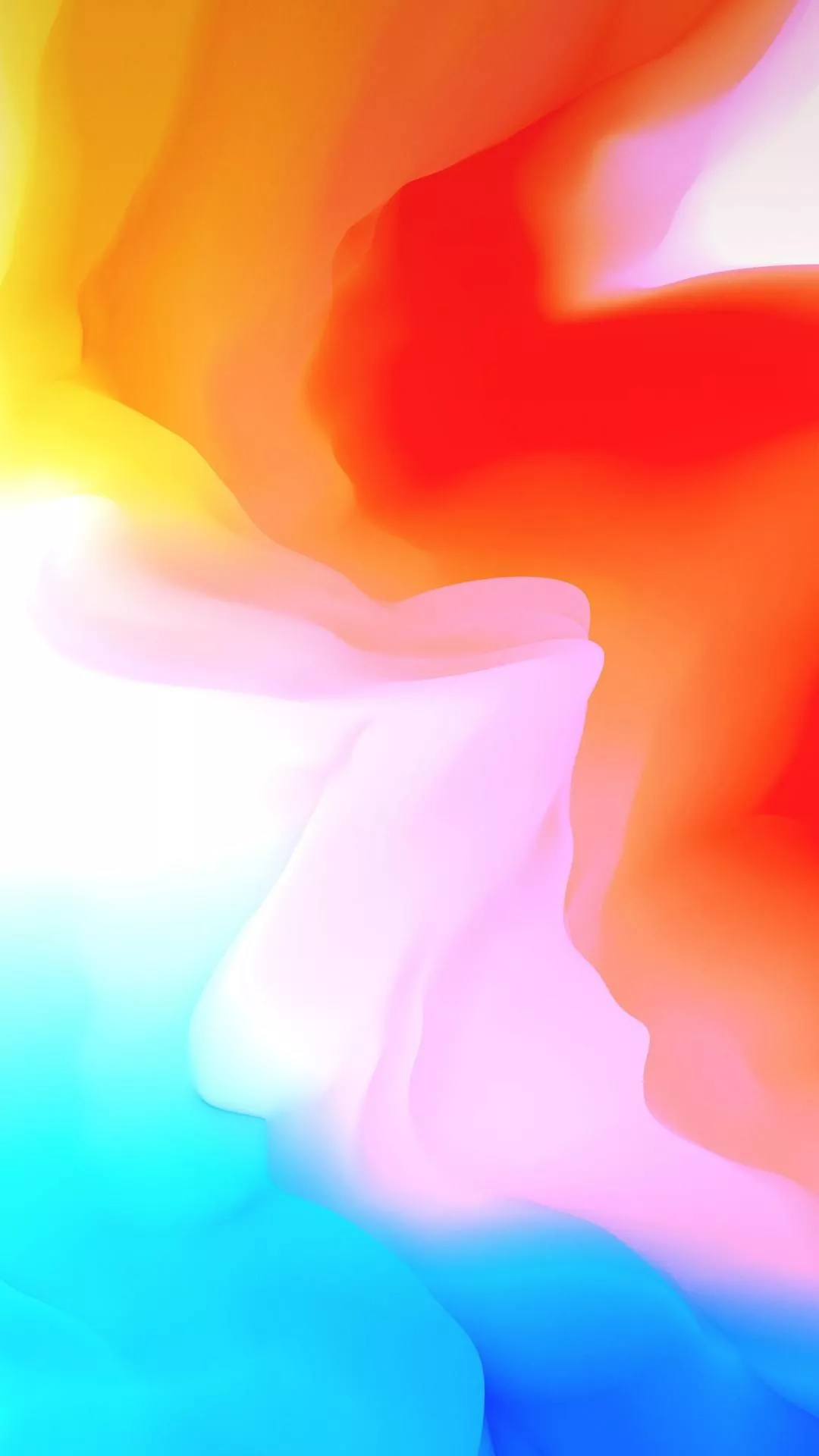 Orange Yellow Blue Pink Wallpaper