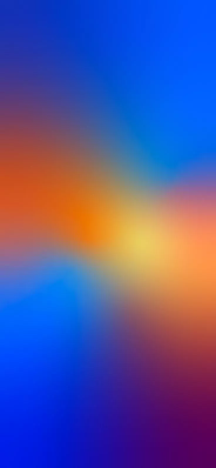 Blue to Orange gradient for iPhone