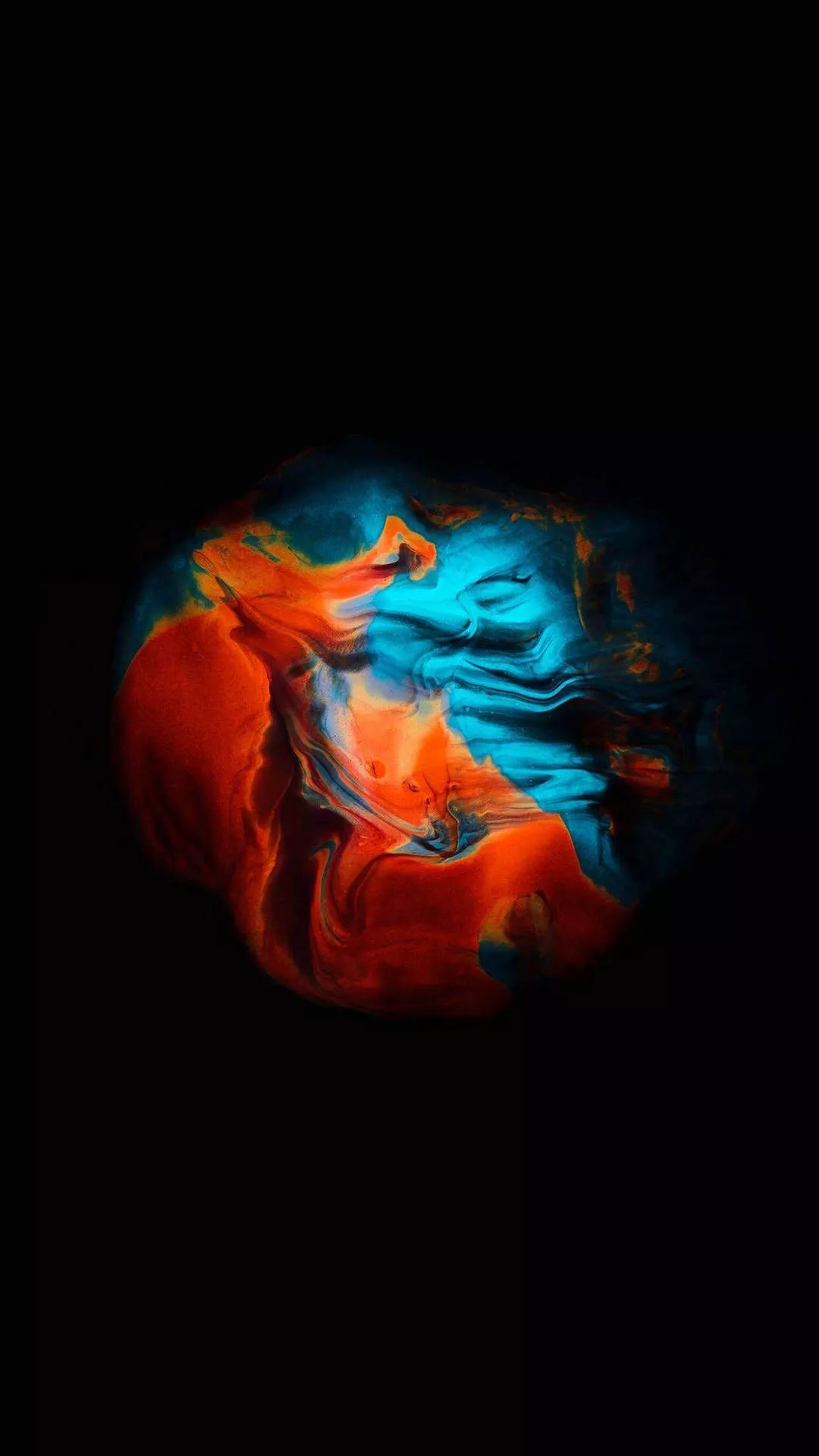 Orange Oled iPhone Wallpaper