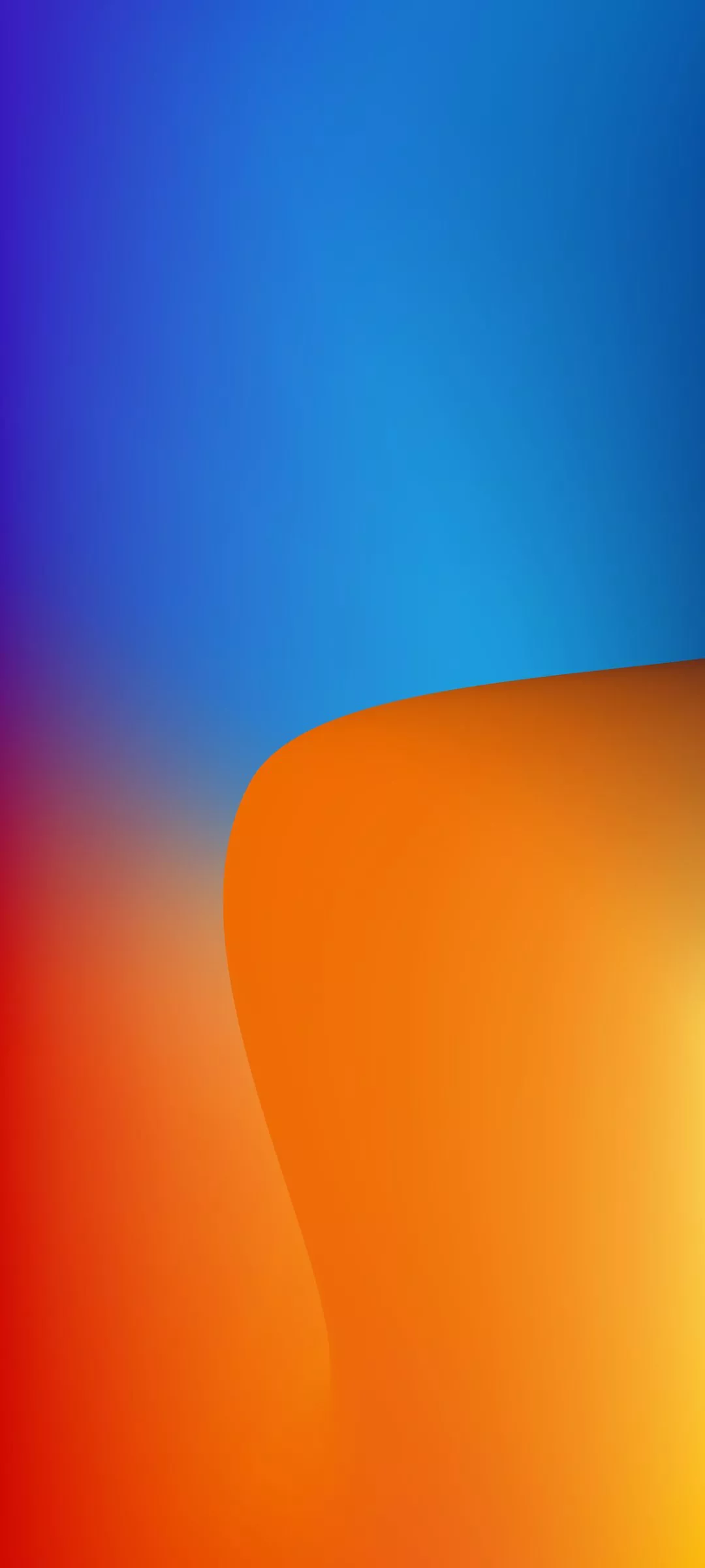 Wallpaper Amber, Orange, Horizon, Tints