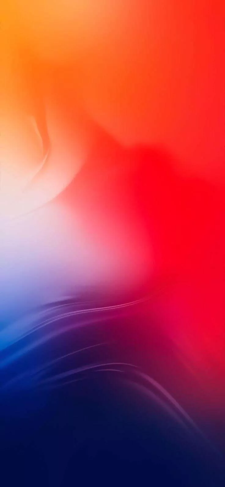 Red Orange Navy Blue Wallpaper