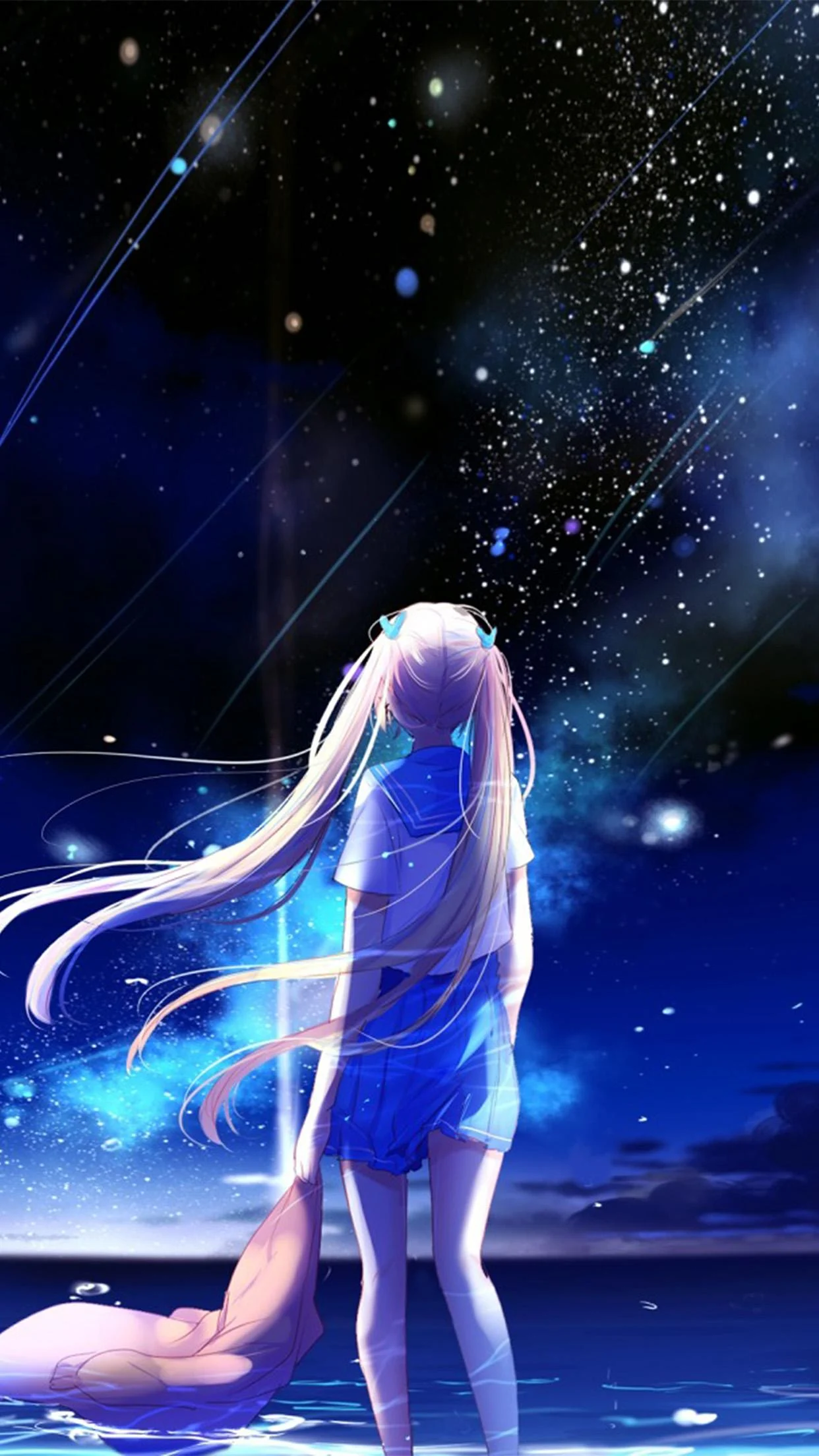 Anime Space iPhone Wallpaper