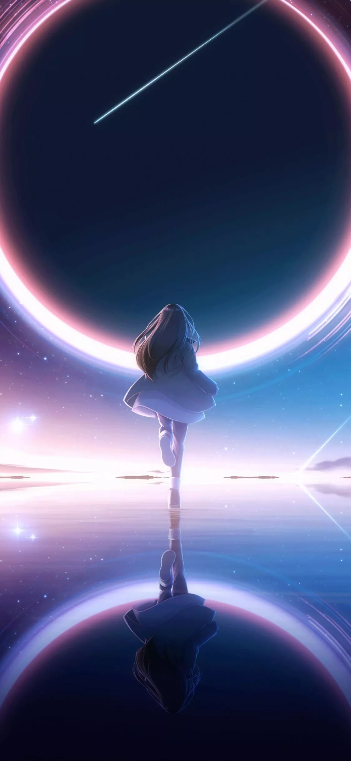 Download wallpaper 1125x2436 circle