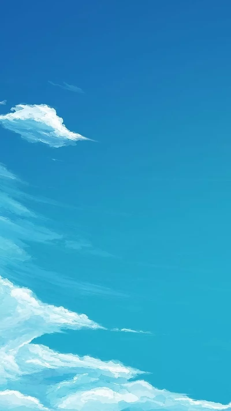 Sky Blue Colour, anime sky, anime, sky