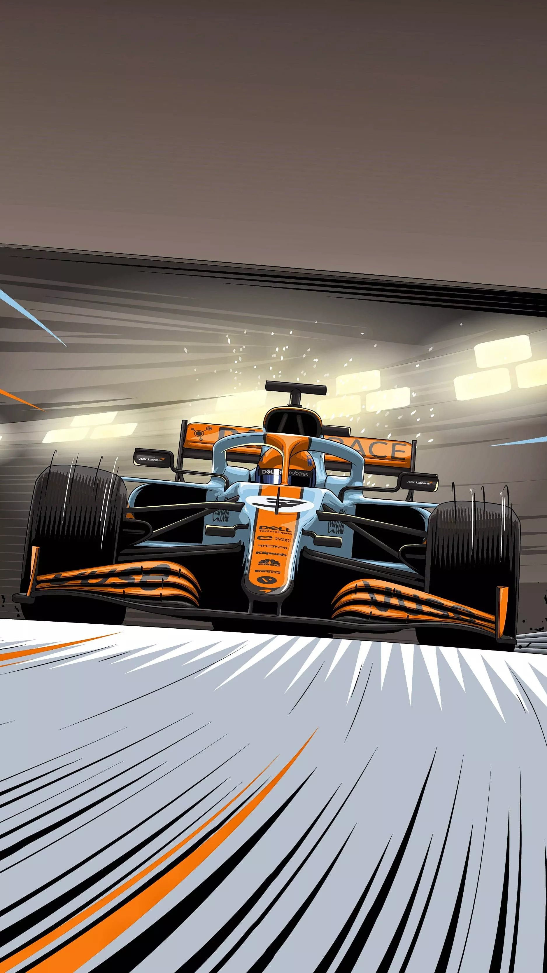 Mclaren Gulf F1 Car Wallpaper