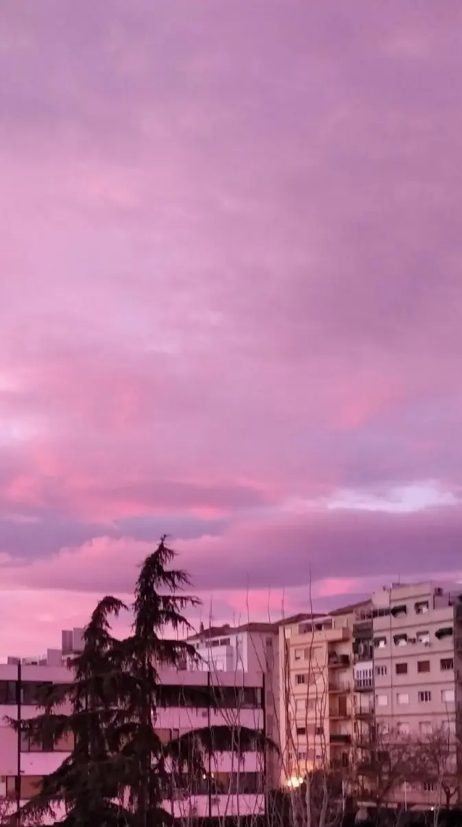 Pink sky wallpaper