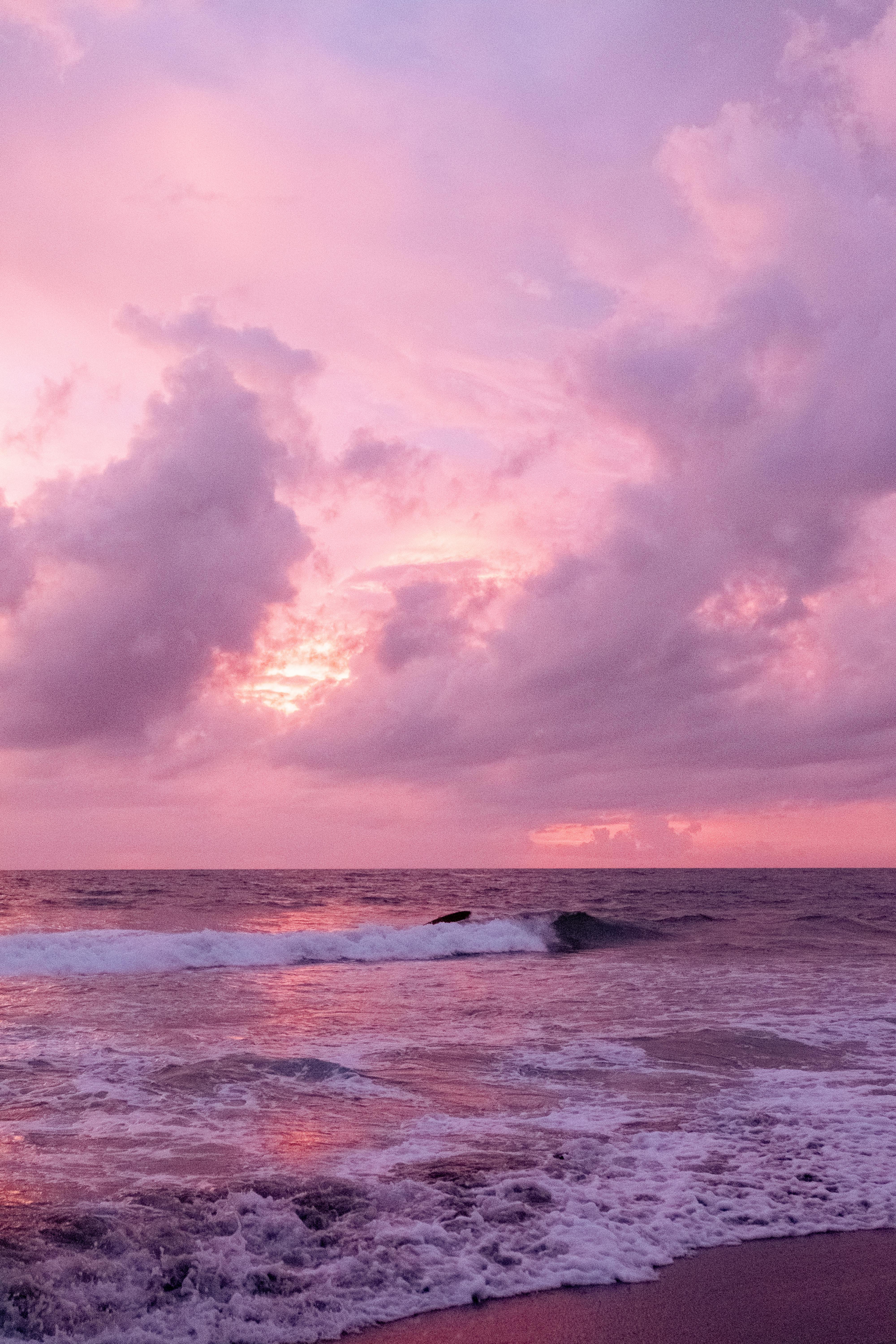 Pink Sky over Sea · Free