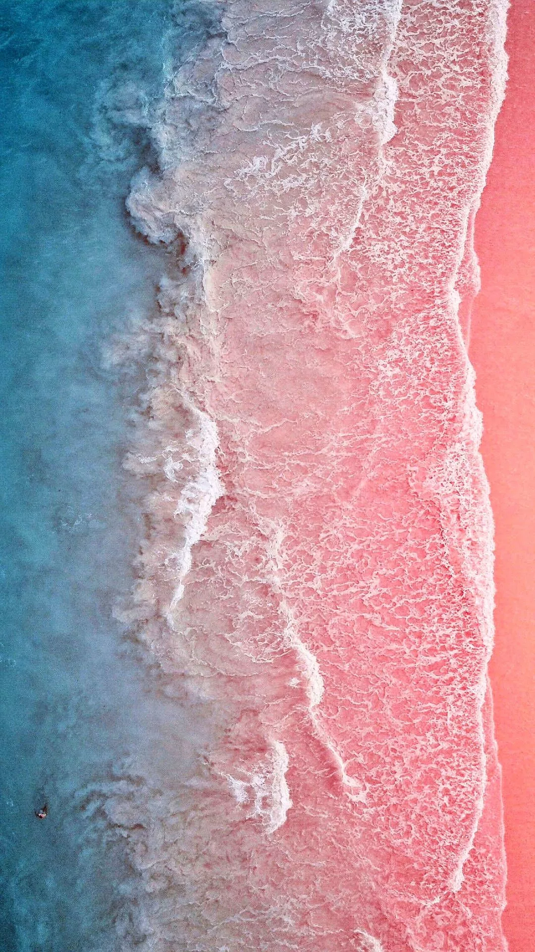 Beach Wave iPhone Wallpaper