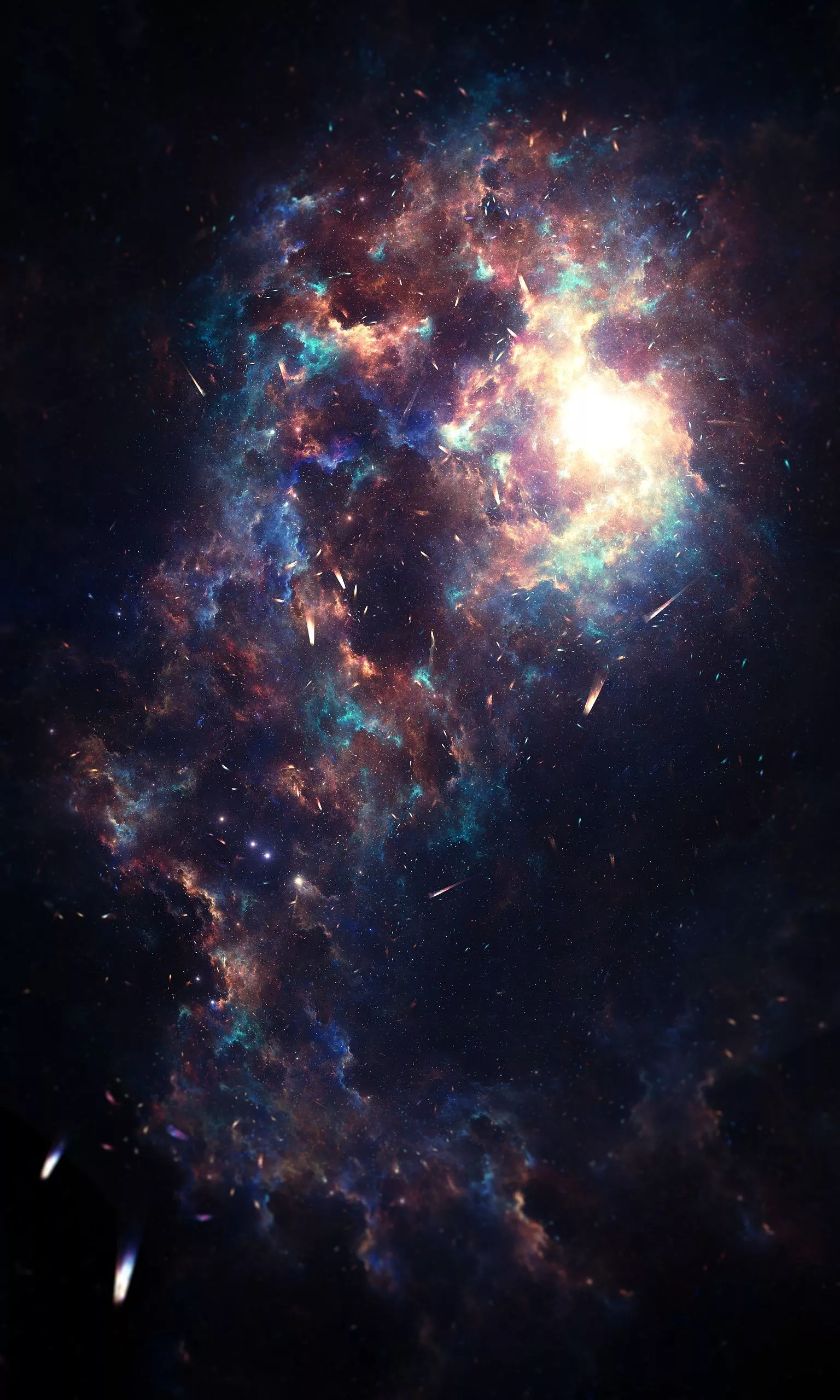Galaxy wallpaper for mobile phone