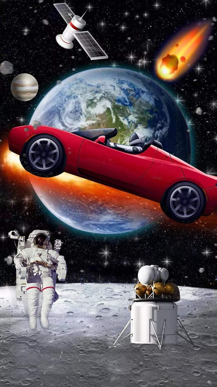 Tesla, Roadster Theme & Live Wallpaper