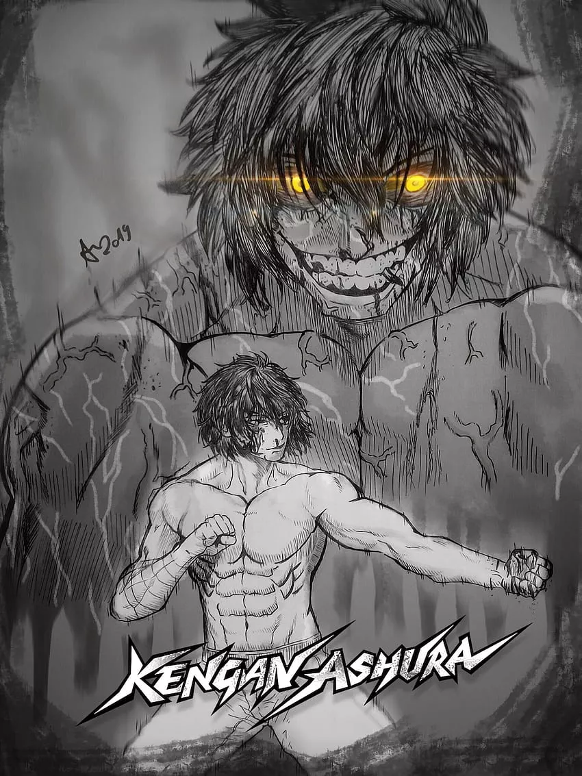 ArtStation, kengan ashura HD phone