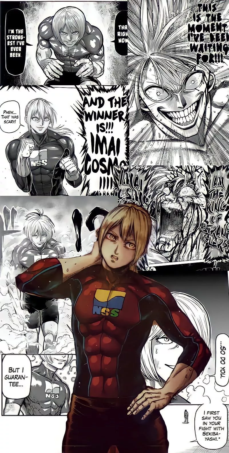 Imai cosmo, kengan, manga, ashura