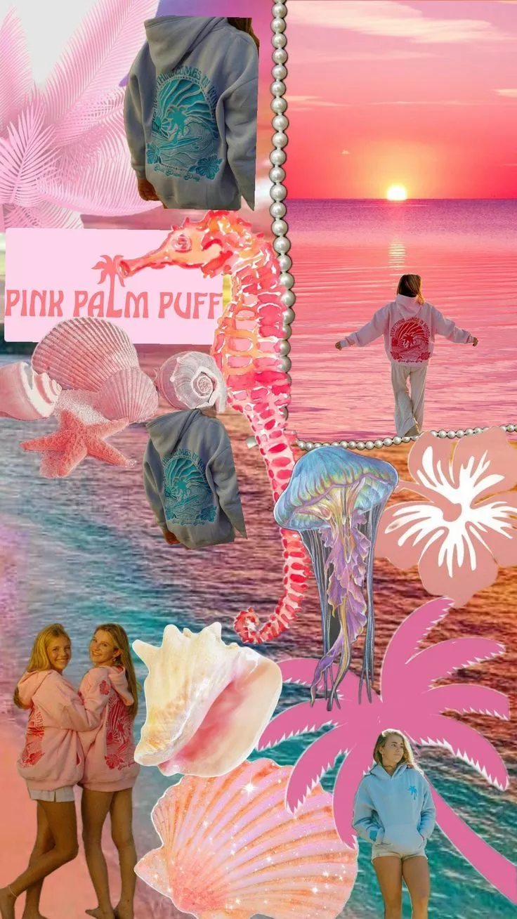 Pink Palm Puff Hoodie Wallpapers - Wallpaper Cave