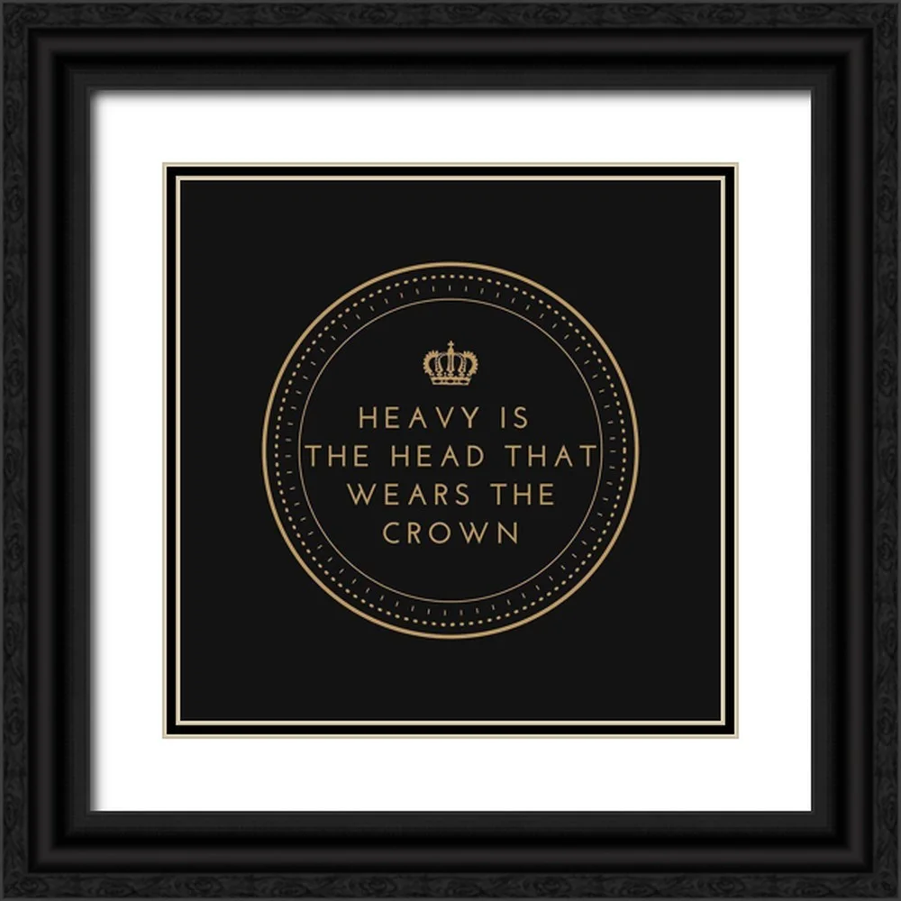 ArtsyQuotes 15x15 Gold Ornate Wood