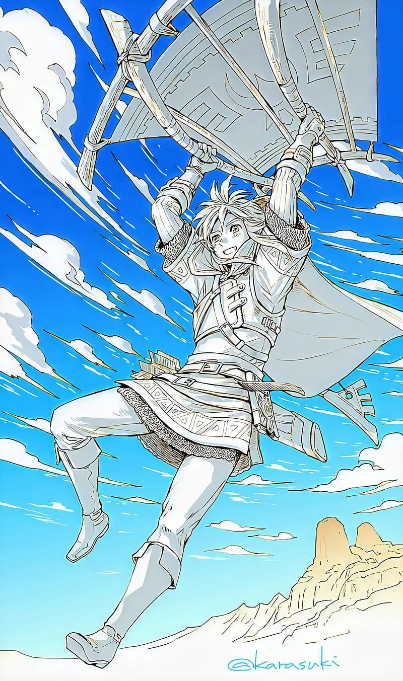 Zelda, botw, game, karasuki