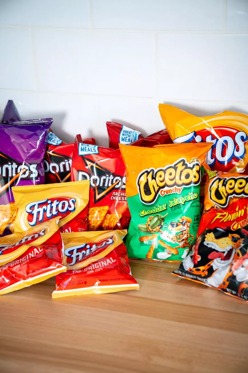 Loaded Walking Tacos Tomatoes