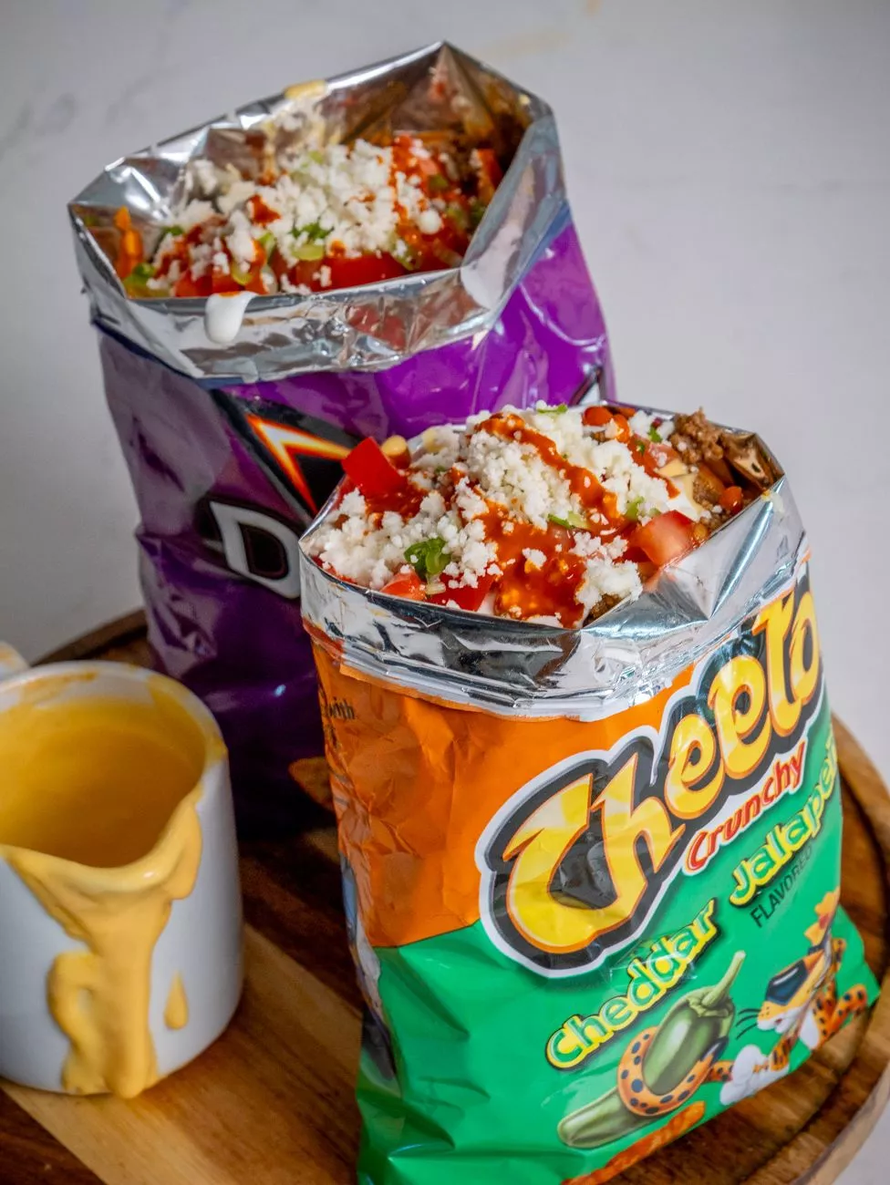 Loaded Walking Tacos Tomatoes