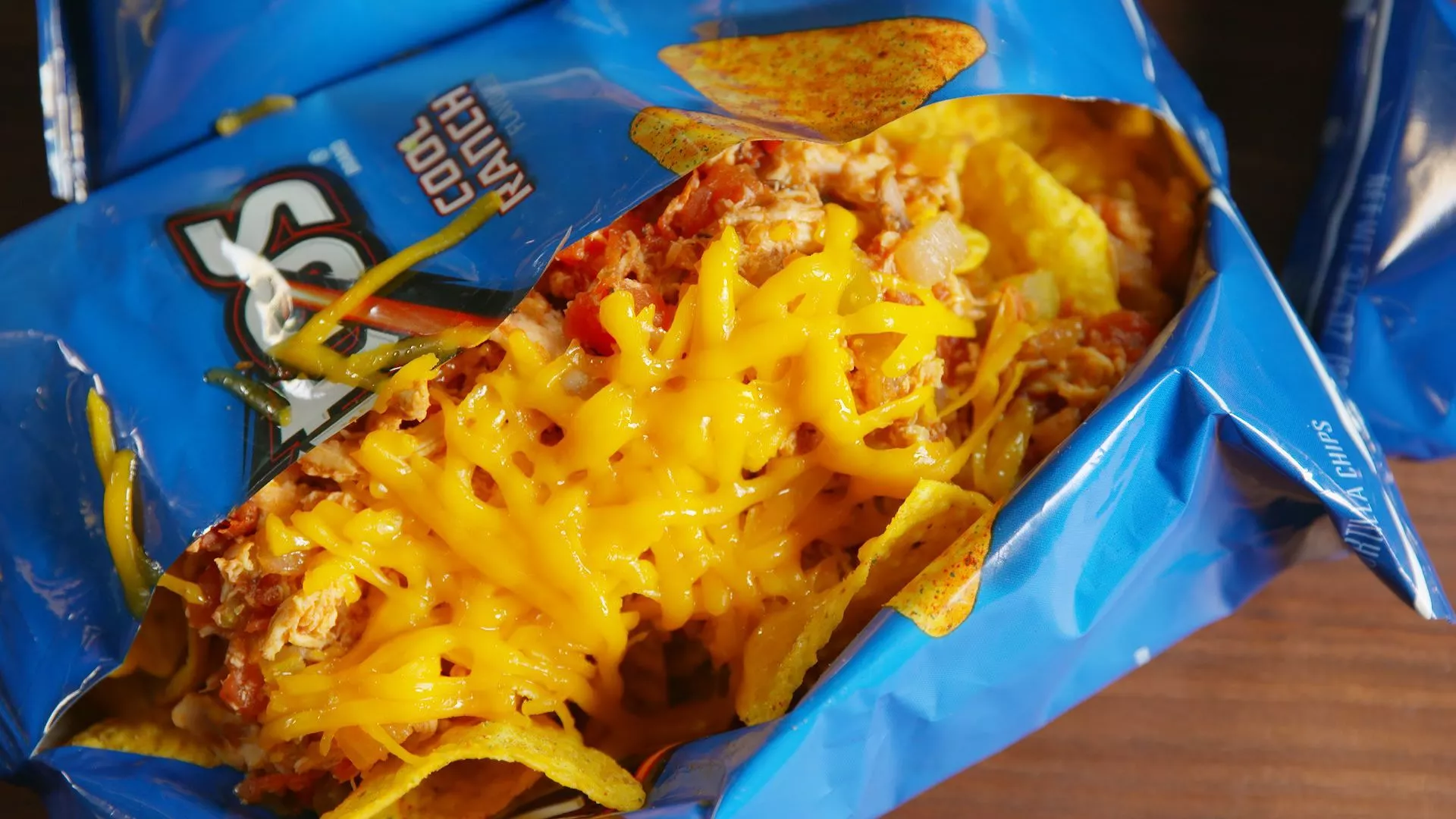 Dorito Pie Chicken Walking Taco