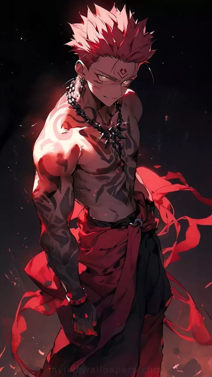 SUKUNA FLAMES LIVE WALLPAPER