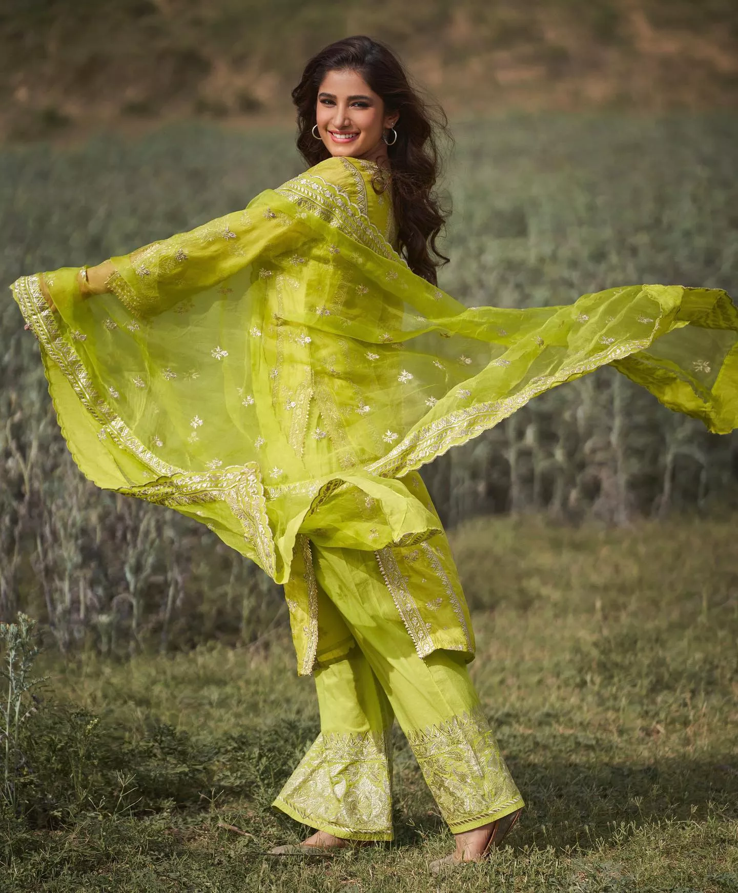 Indian outfits of Rasha Thadani