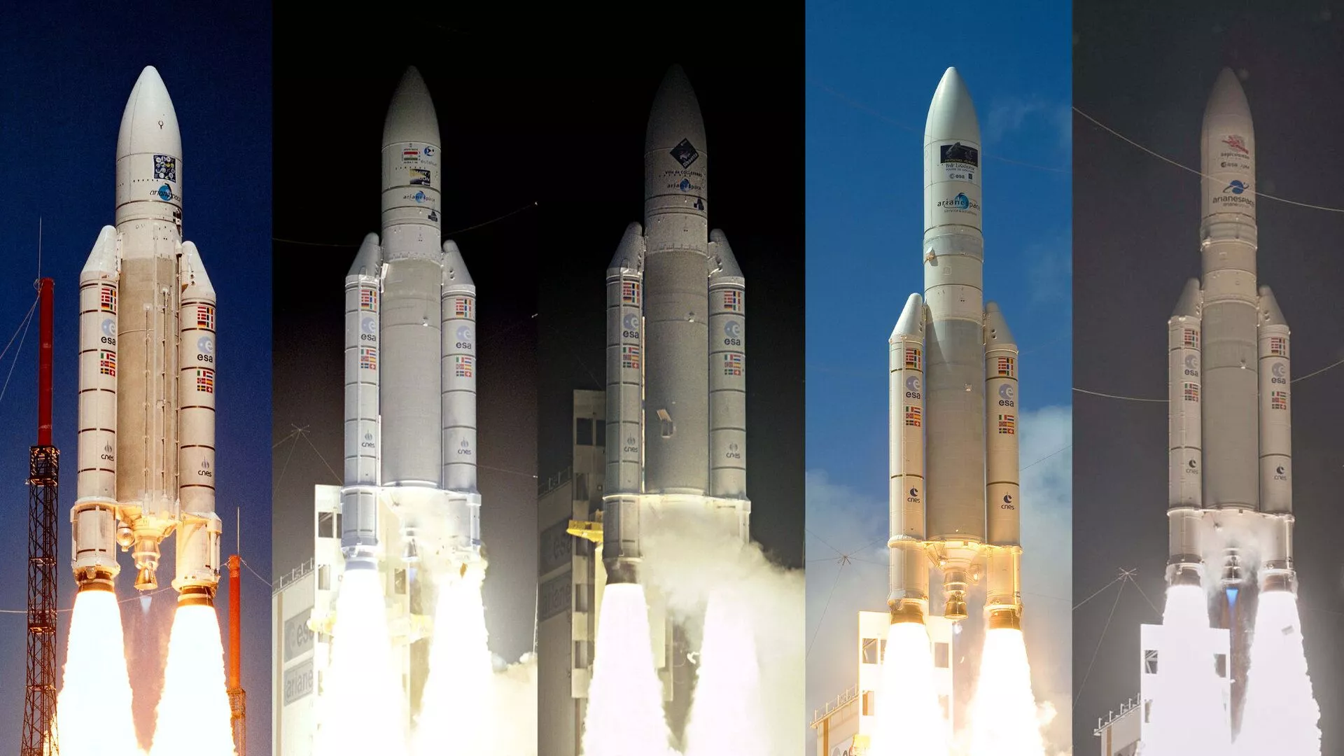 ESA 5 launchers with science