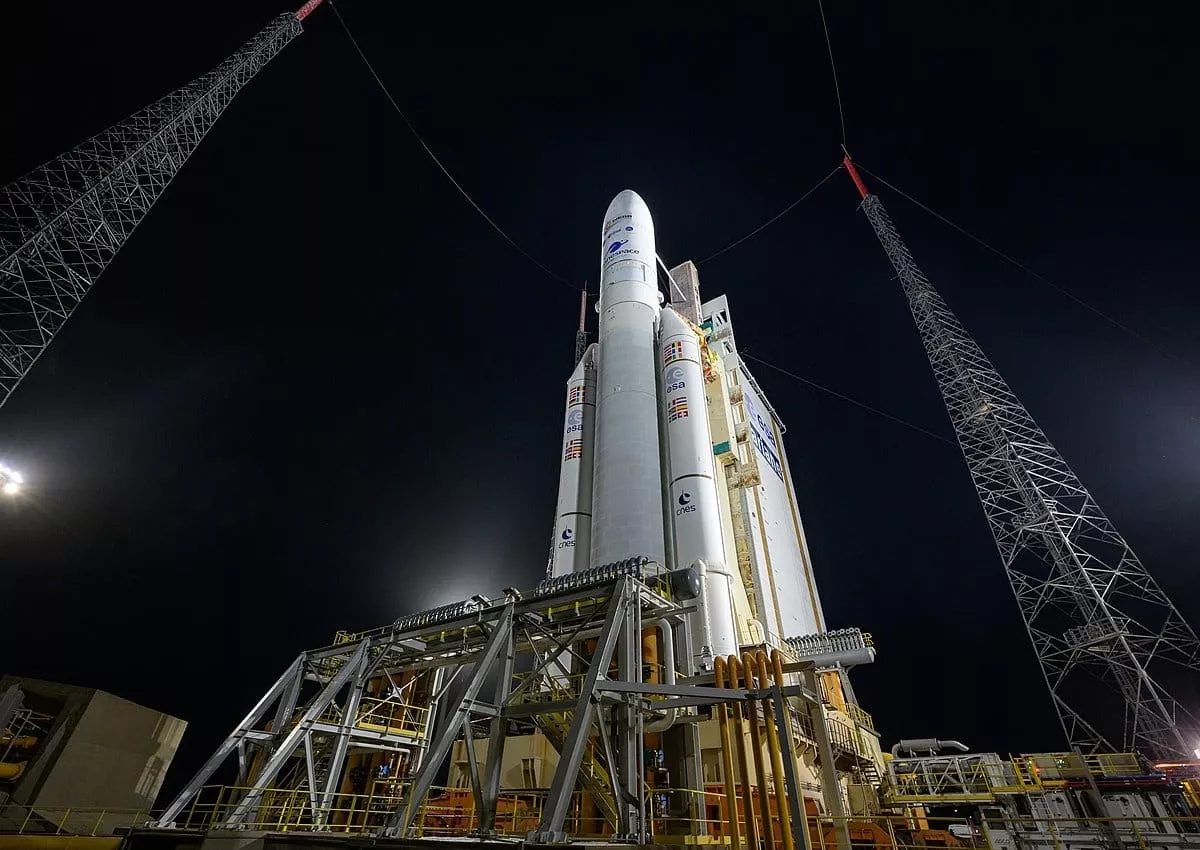 Europe's Ariane 5 Rocket Launches