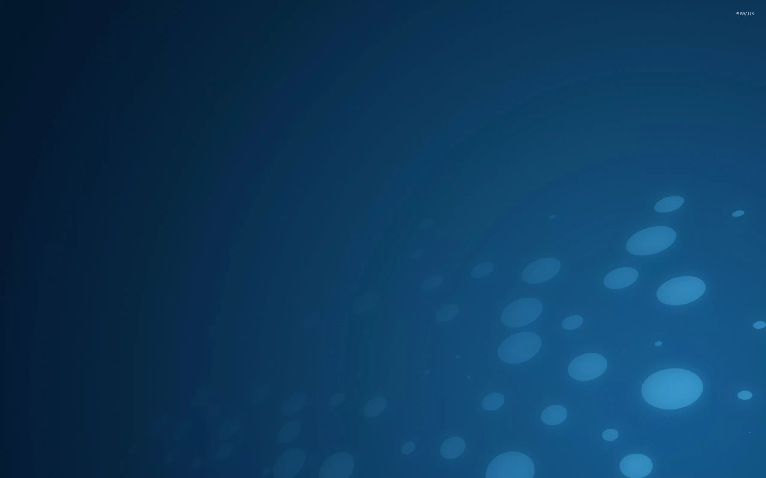 Blurry blue circles wallpaper