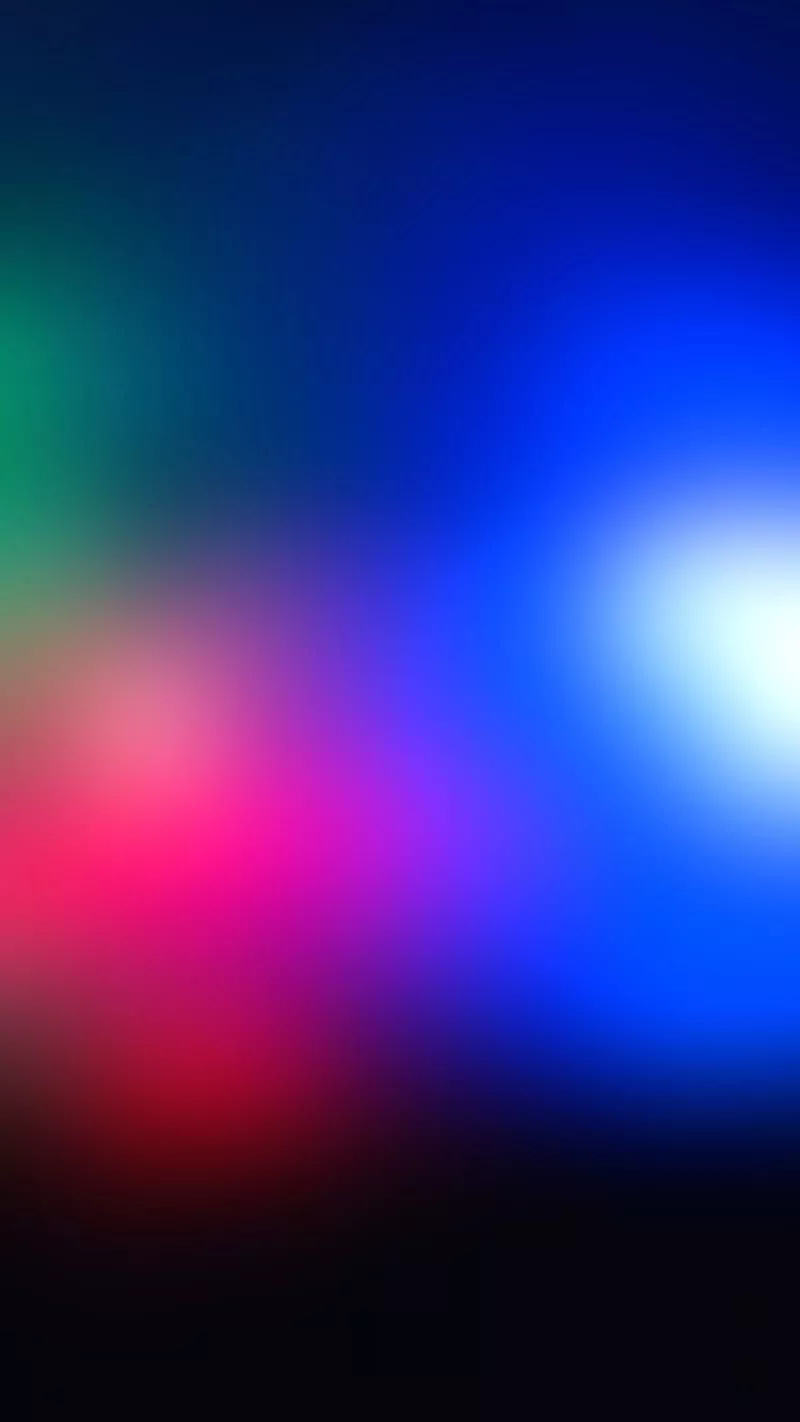 HD abstract blue lights blur wallpaper