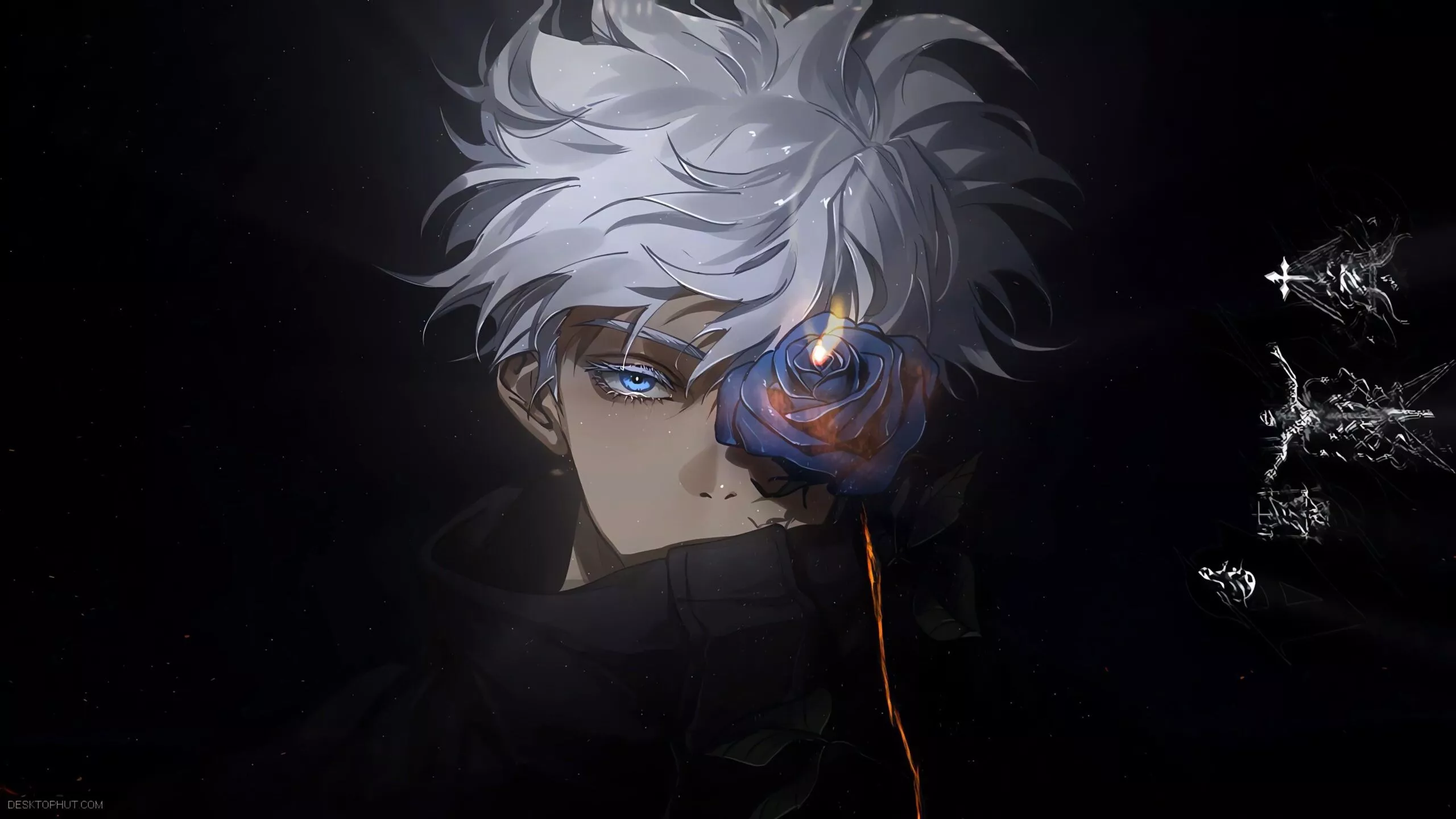 Gojo Satoru. Rose. Jujutsu Kaisen