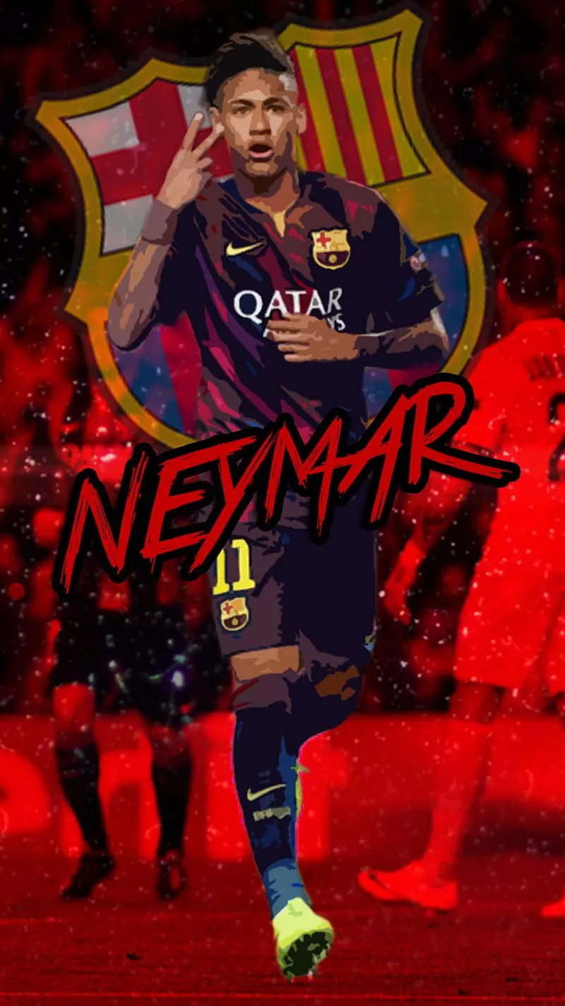 Neymar, barcelona, brazil, HD phone